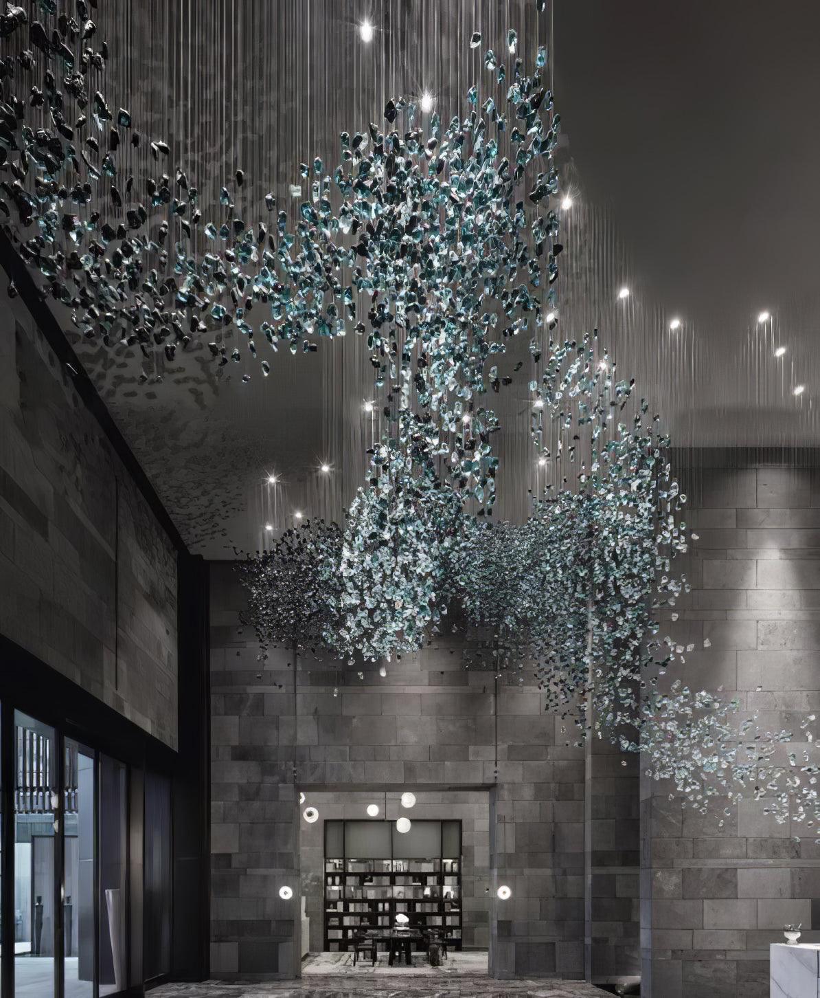 Veshaa Postmodern Luxury Stone Crystal Chandelier - Letslighting