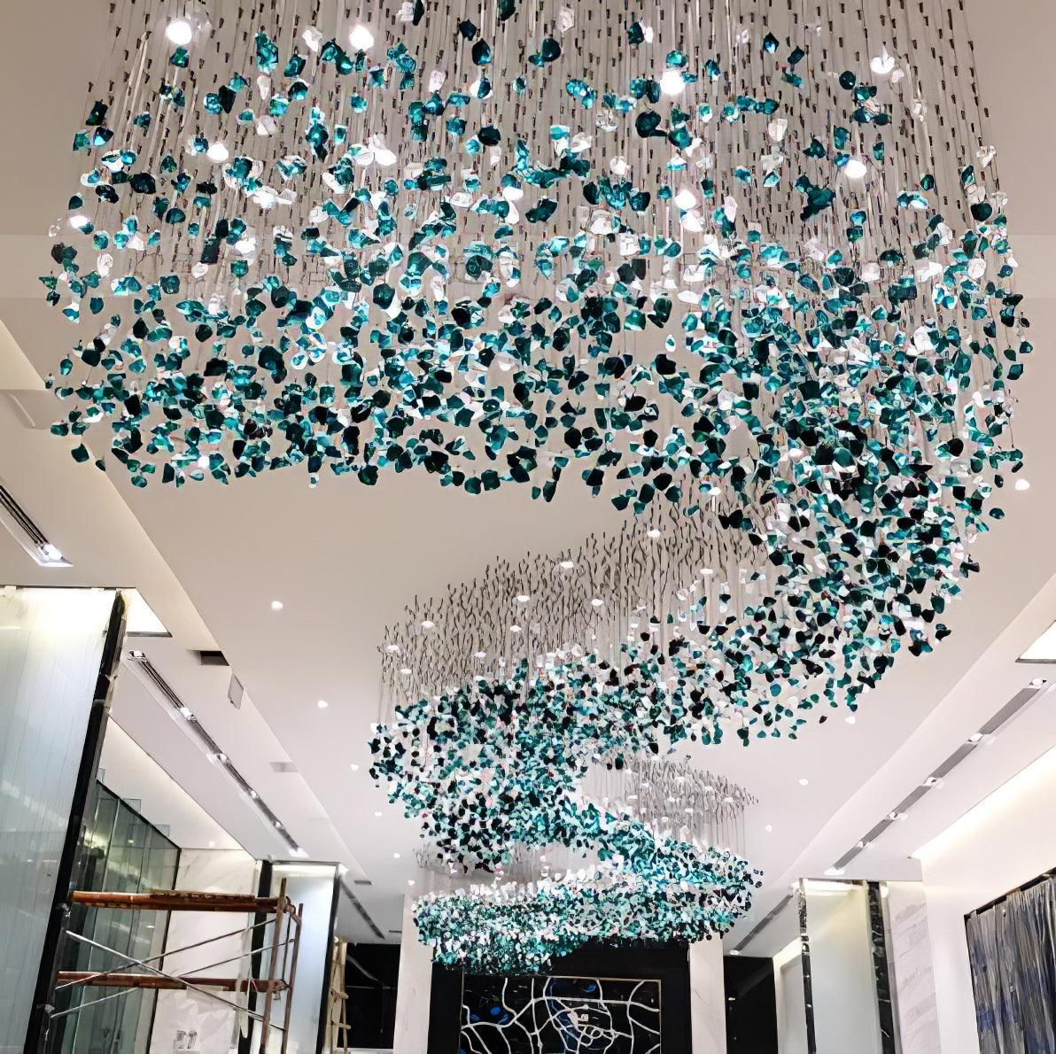 Veshaa Postmodern Luxury Stone Crystal Chandelier - Letslighting
