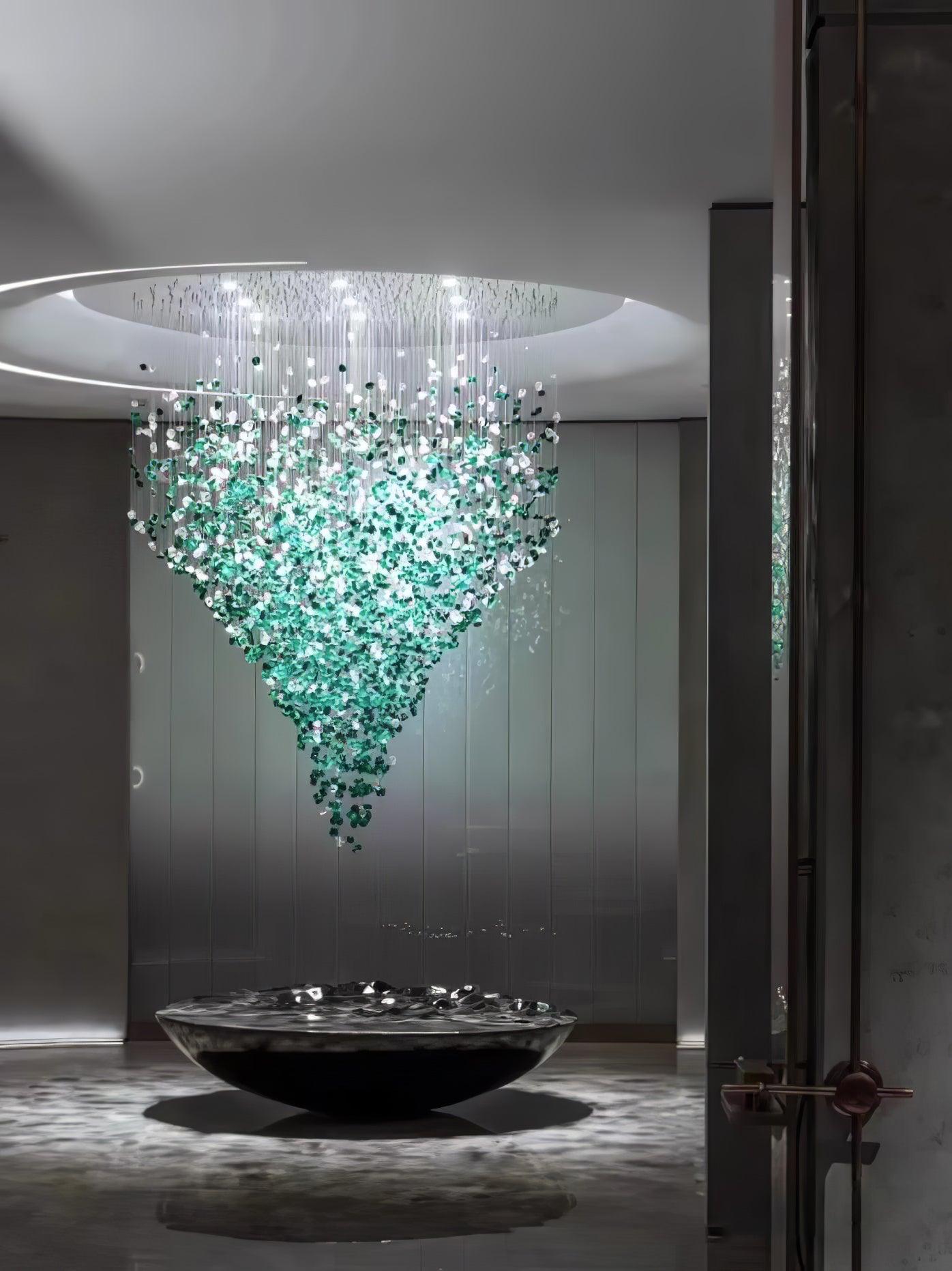 Veshaa Postmodern Luxury Stone Crystal Chandelier - Letslighting