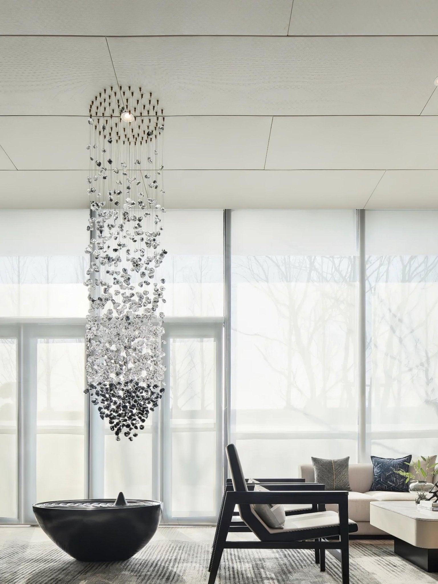 Veshaa Postmodern Luxury Stone Crystal Chandelier - Letslighting