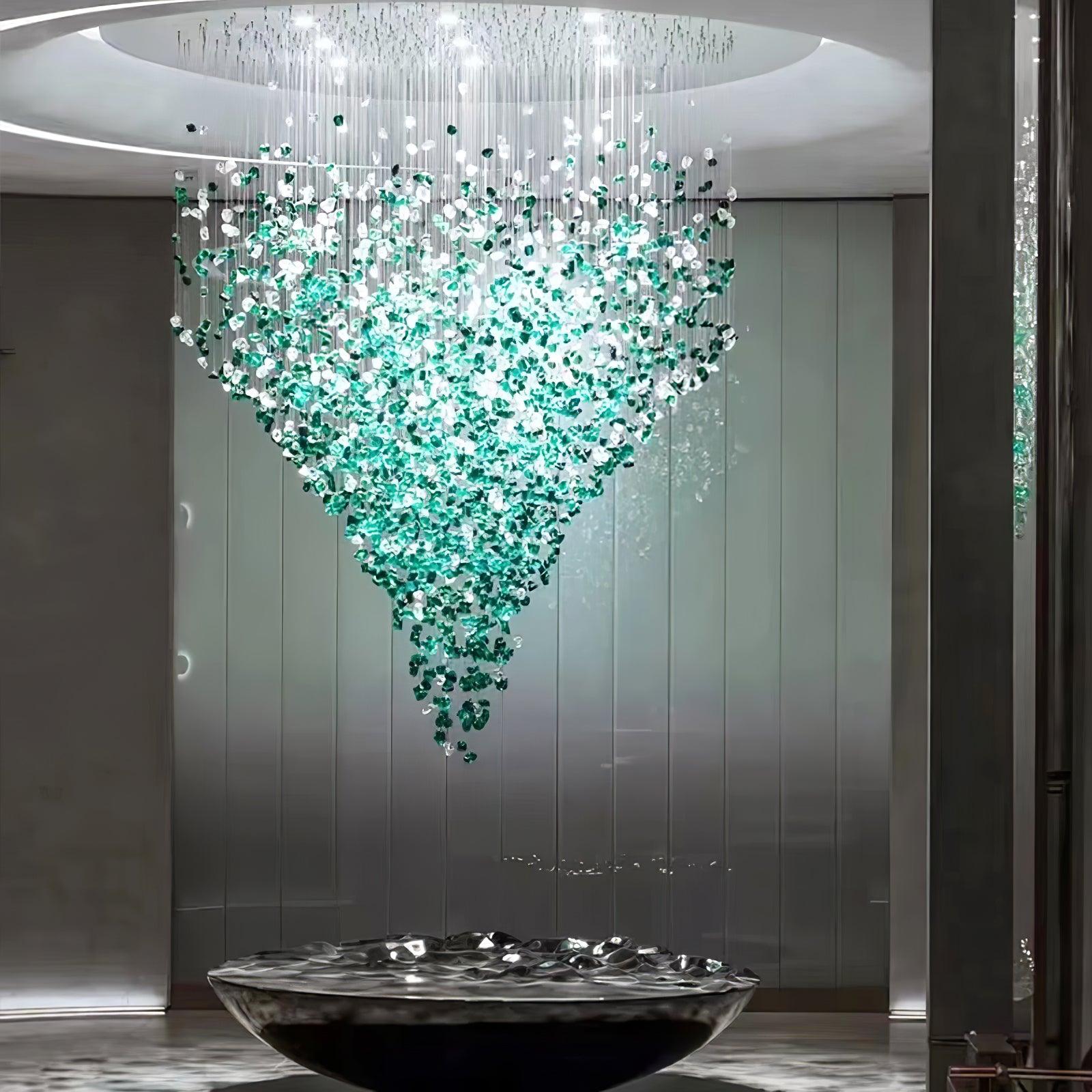 Veshaa Postmodern Luxury Stone Crystal Chandelier - Letslighting