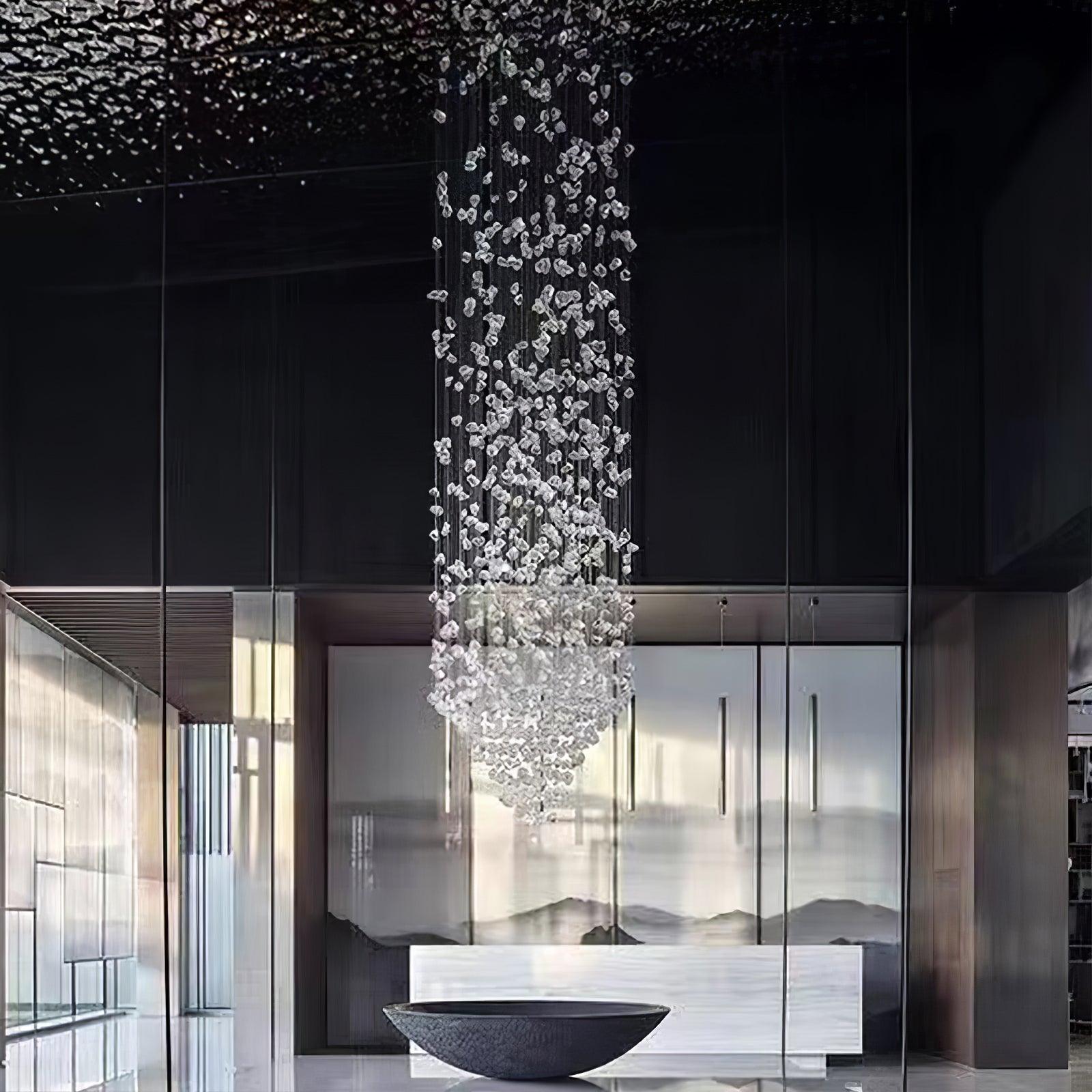 Veshaa Postmodern Luxury Stone Crystal Chandelier - Letslighting