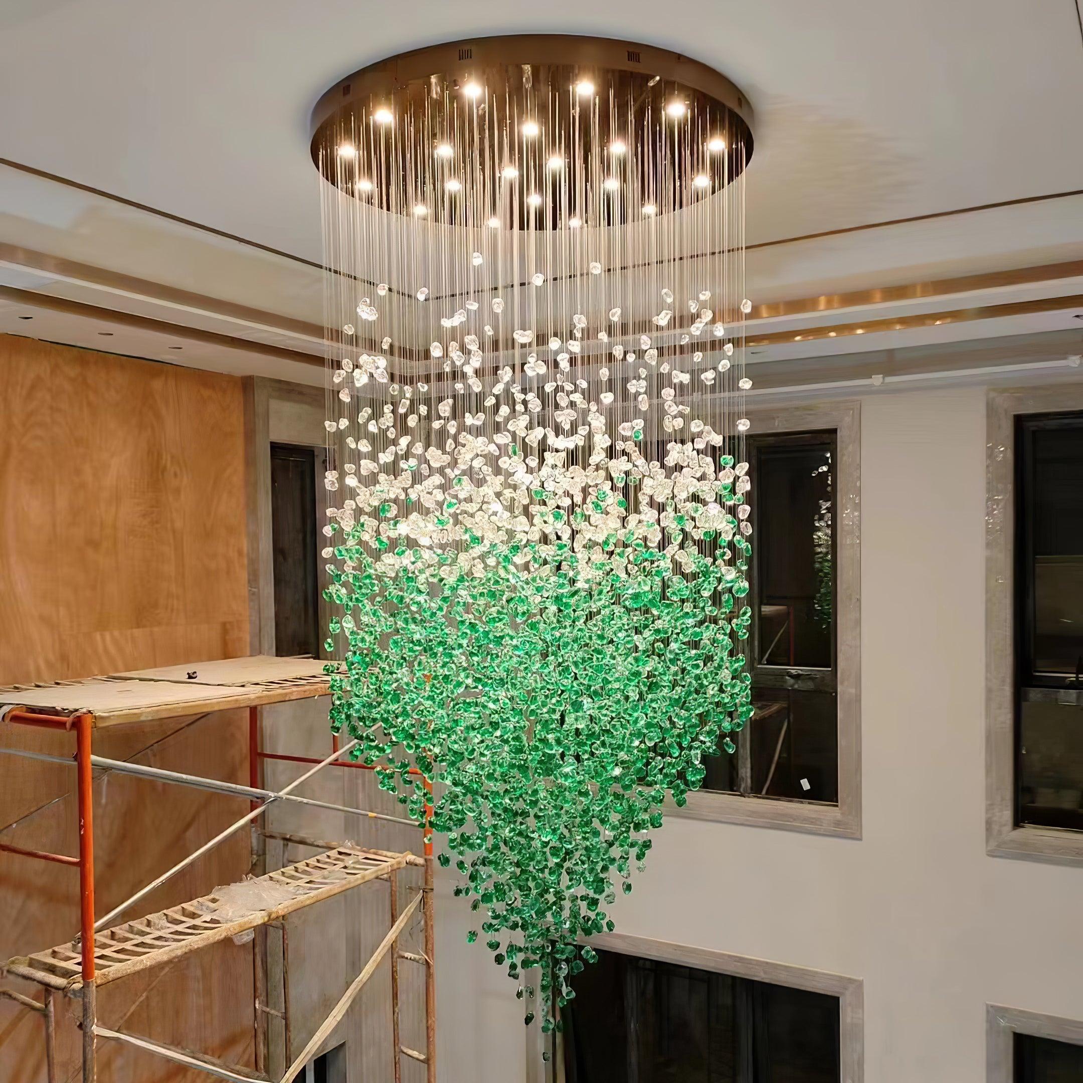 Veshaa Postmodern Luxury Stone Crystal Chandelier - Letslighting