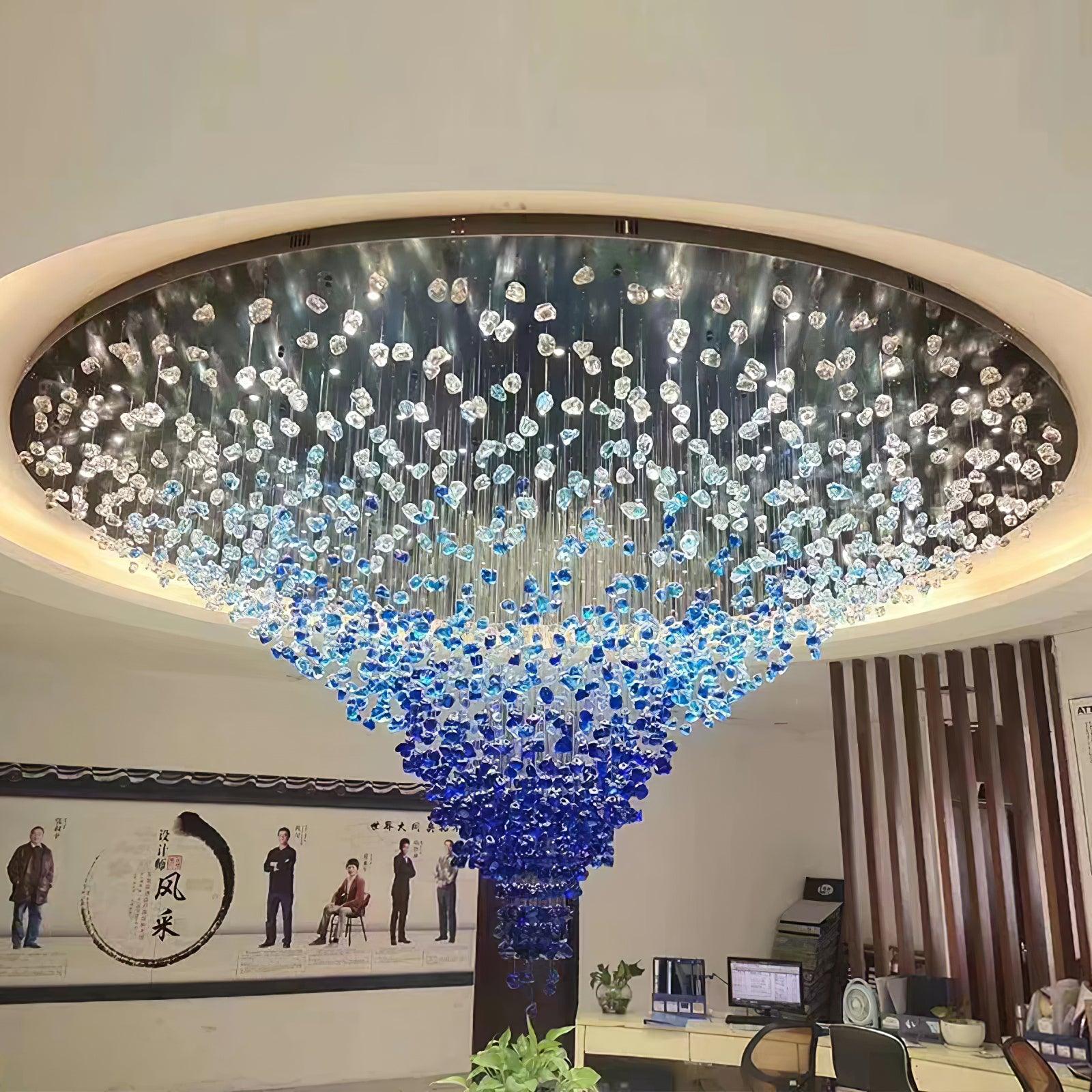 Veshaa Postmodern Luxury Stone Crystal Chandelier - Letslighting