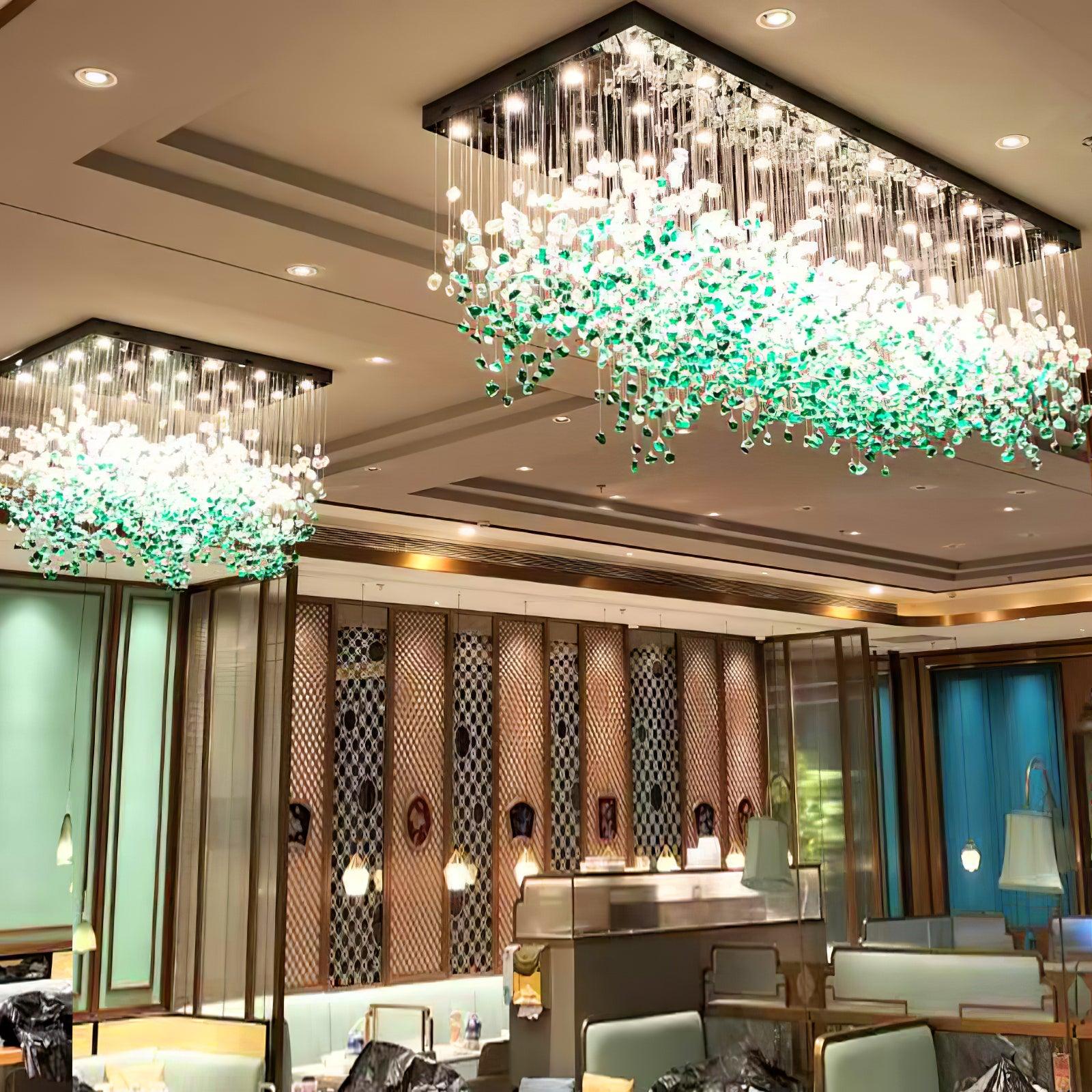 Veshaa Postmodern Luxury Stone Crystal Chandelier - Letslighting