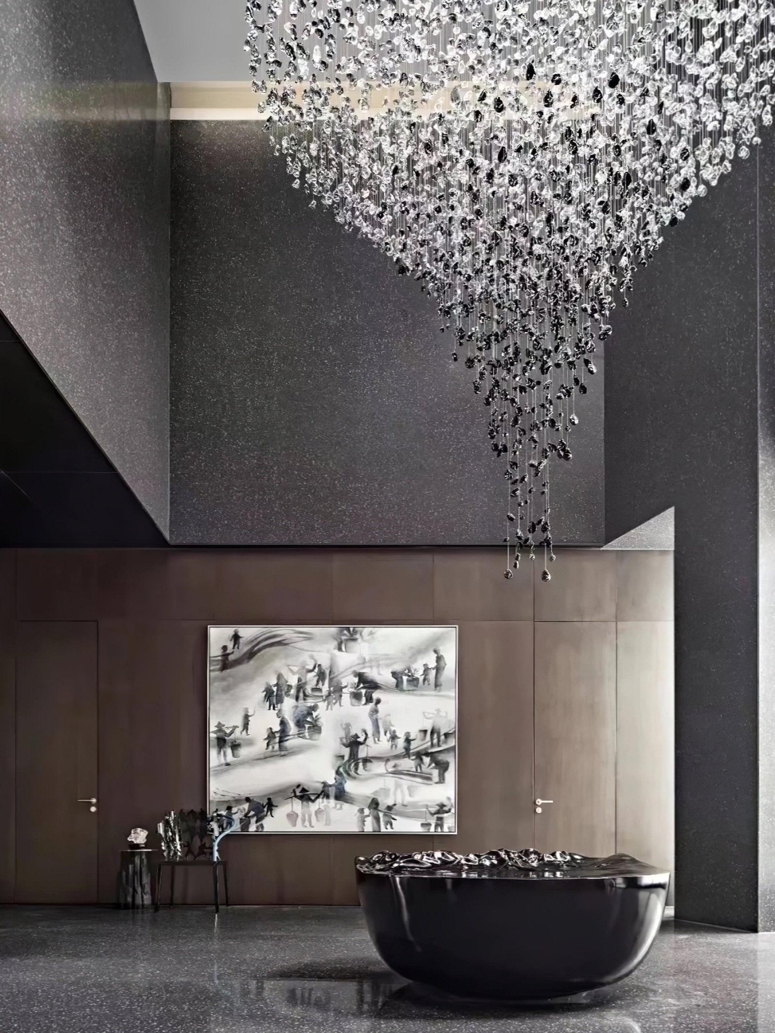 Veshaa Postmodern Luxury Stone Crystal Chandelier - Letslighting