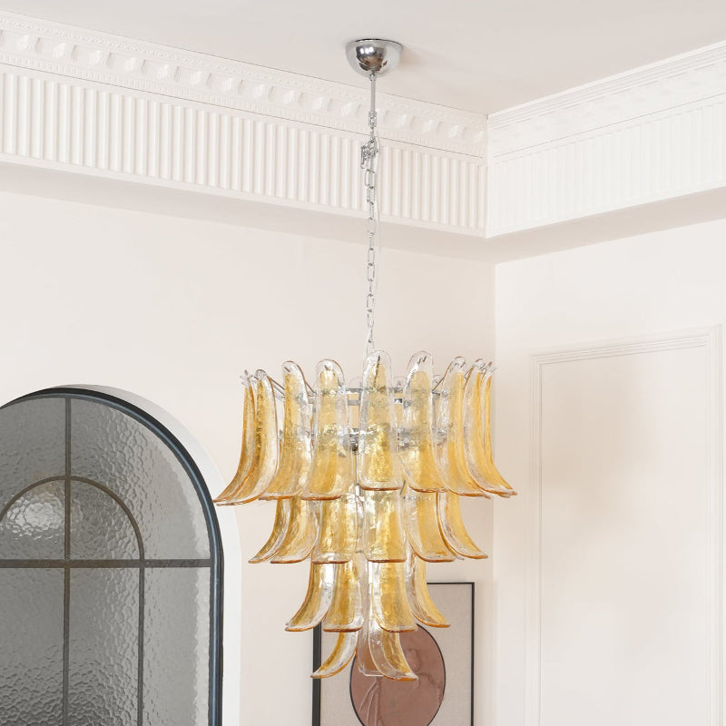 Kristy Layered Glass Chandeliers - Letslighting