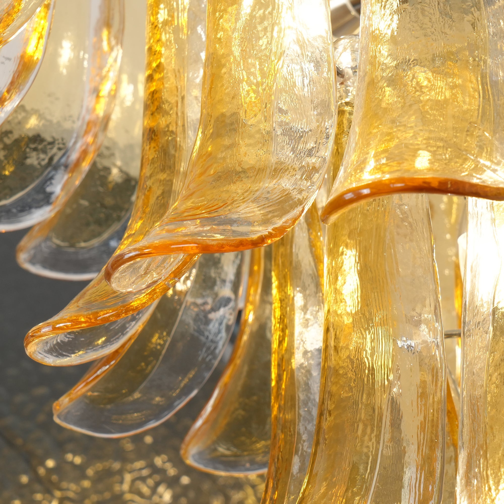 Kristy Layered Glass Chandeliers - Letslighting