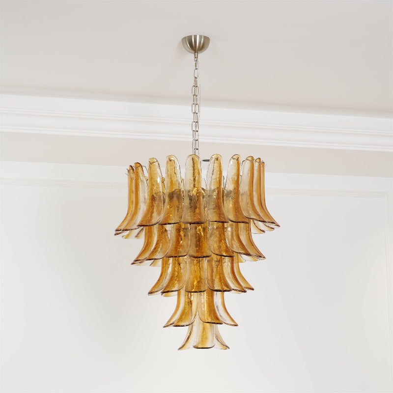 Kristy Layered Glass Chandeliers - Letslighting