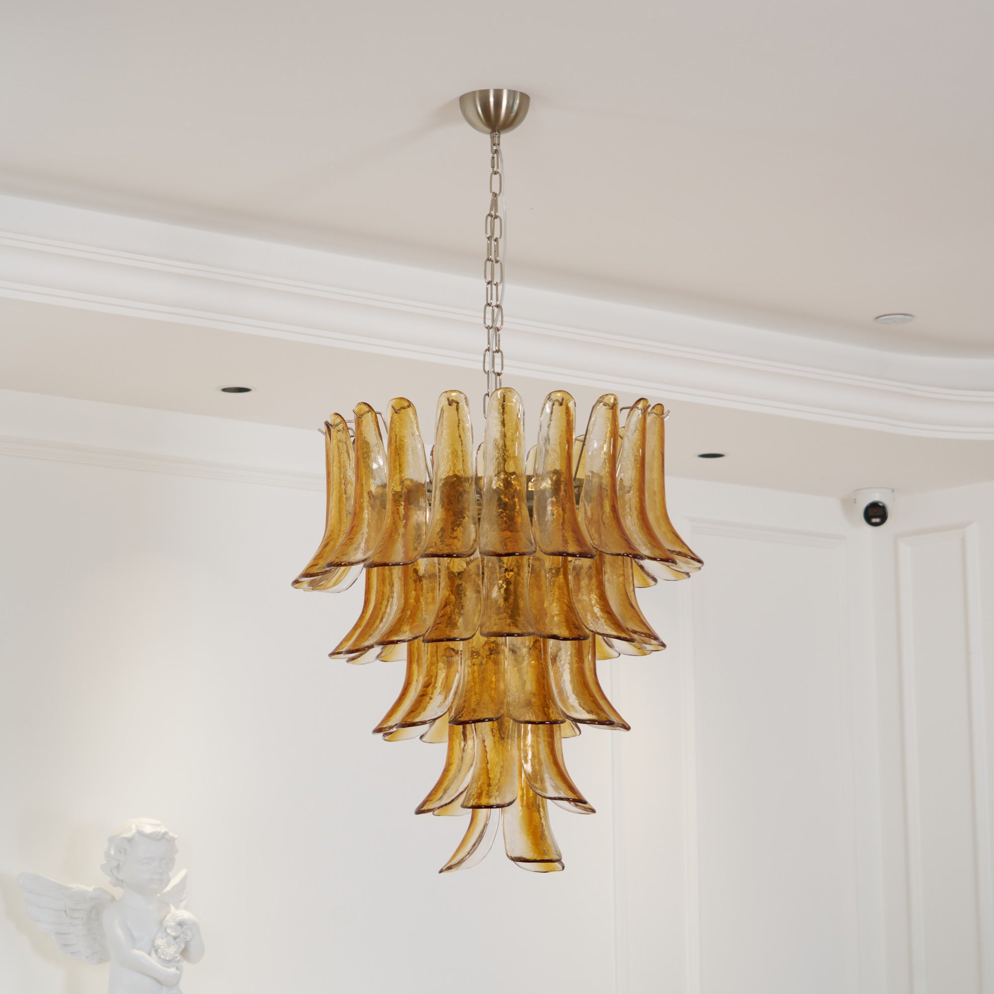 Kristy Layered Glass Chandeliers - Letslighting