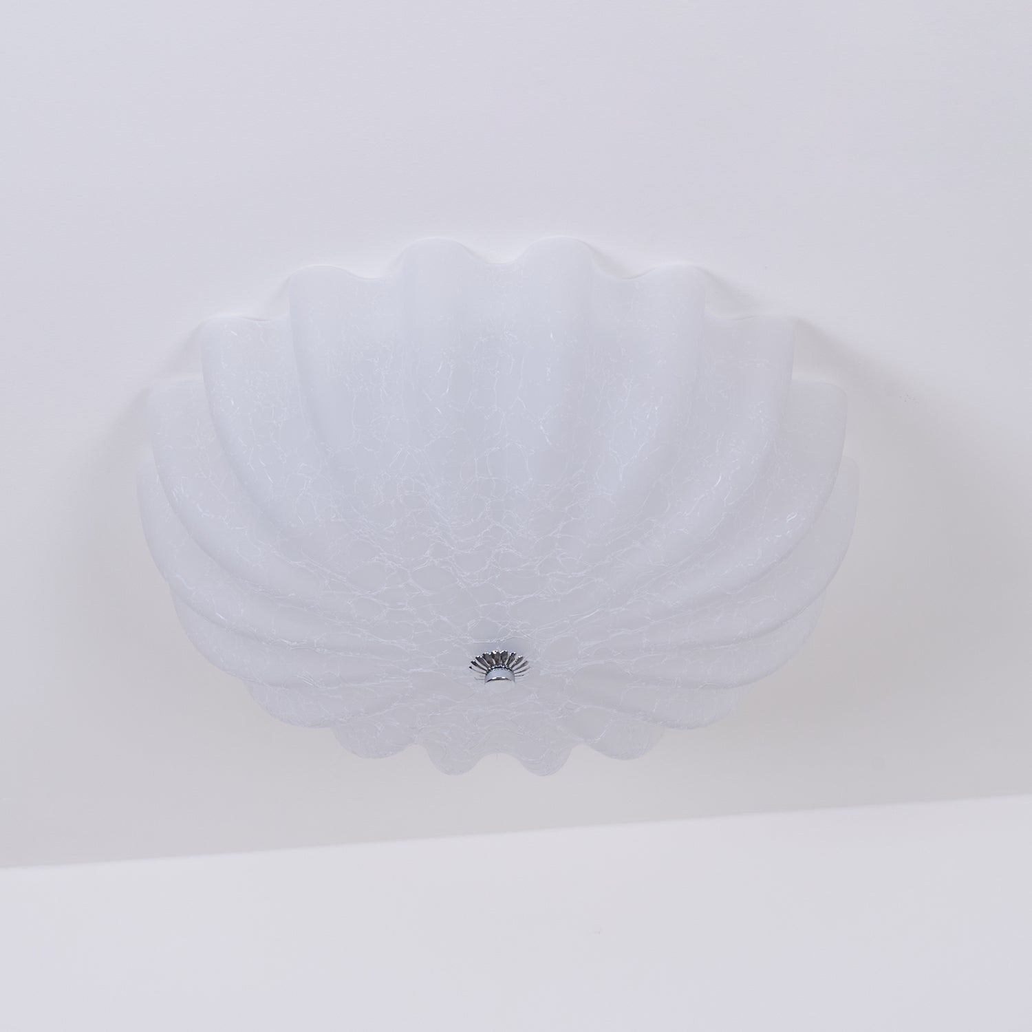 Aurora Ceiling Lamp Murano Blown Glass Shell Inspired - Letslighting