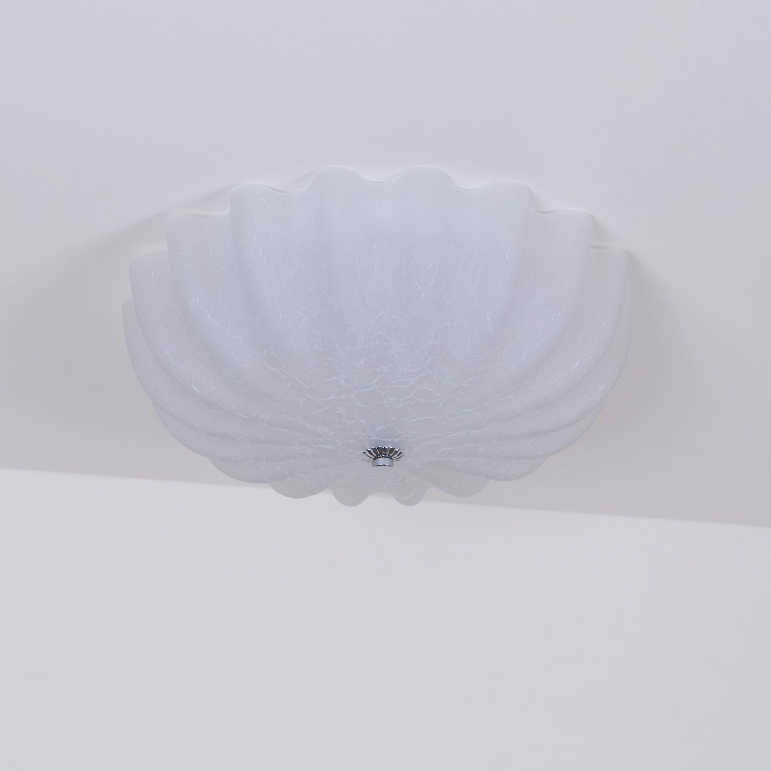 Aurora Ceiling Lamp Murano Blown Glass Shell Inspired - Letslighting