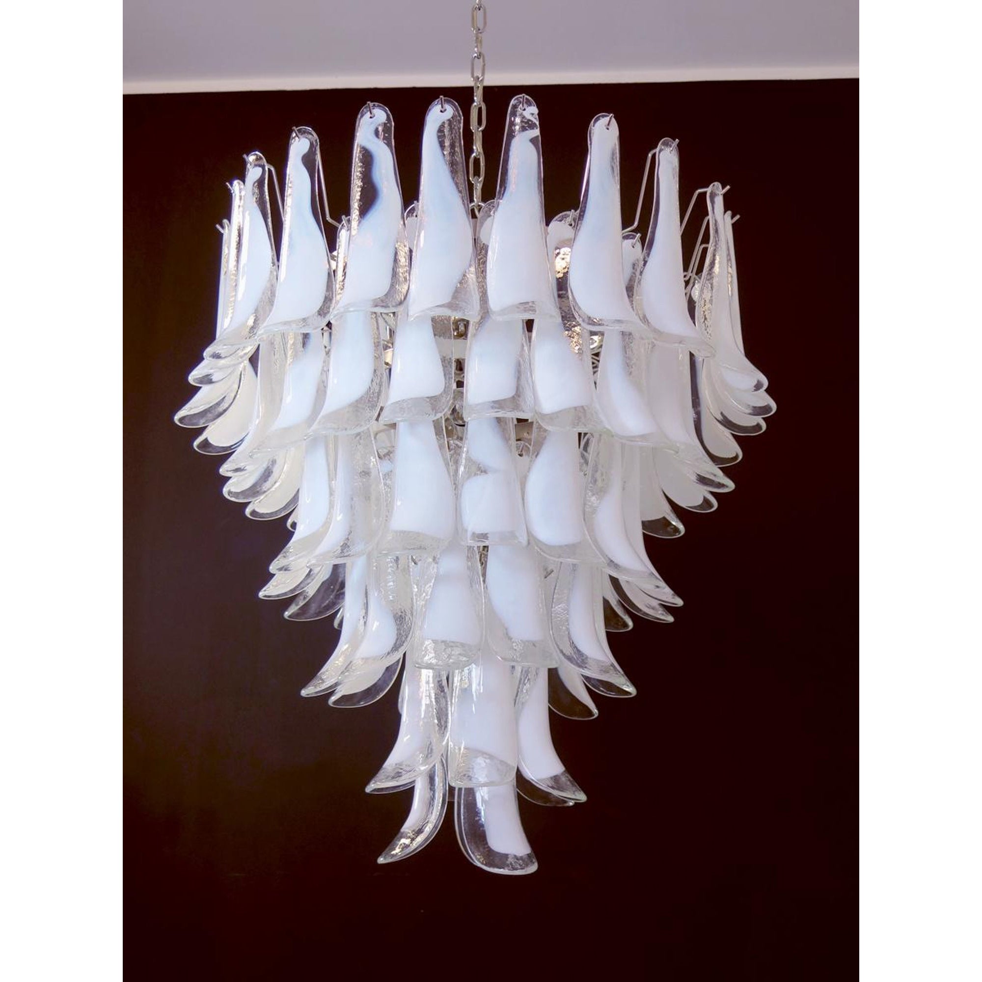Alsorisra Postmodern Luxury Petal Glass Chandelier - Letslighting