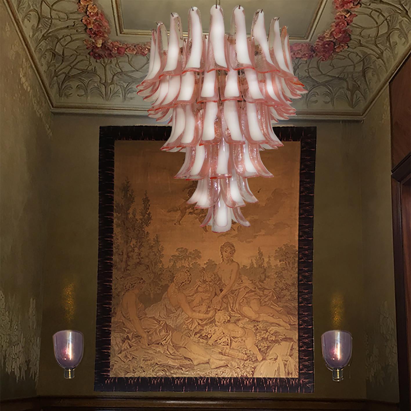Alsorisra Postmodern Luxury Petal Glass Chandelier - Letslighting