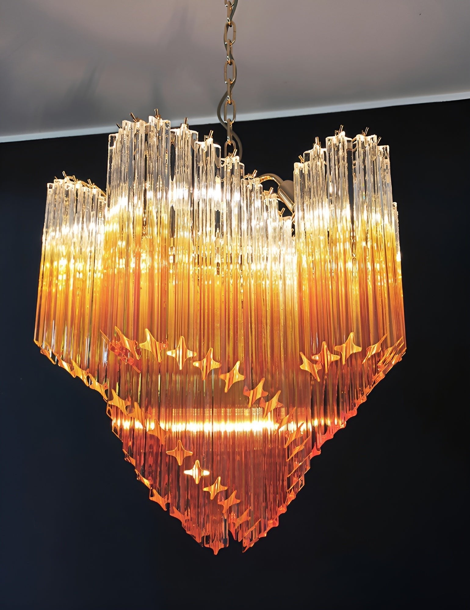 Evmararae Gradient Glass Chandelier - Letslighting