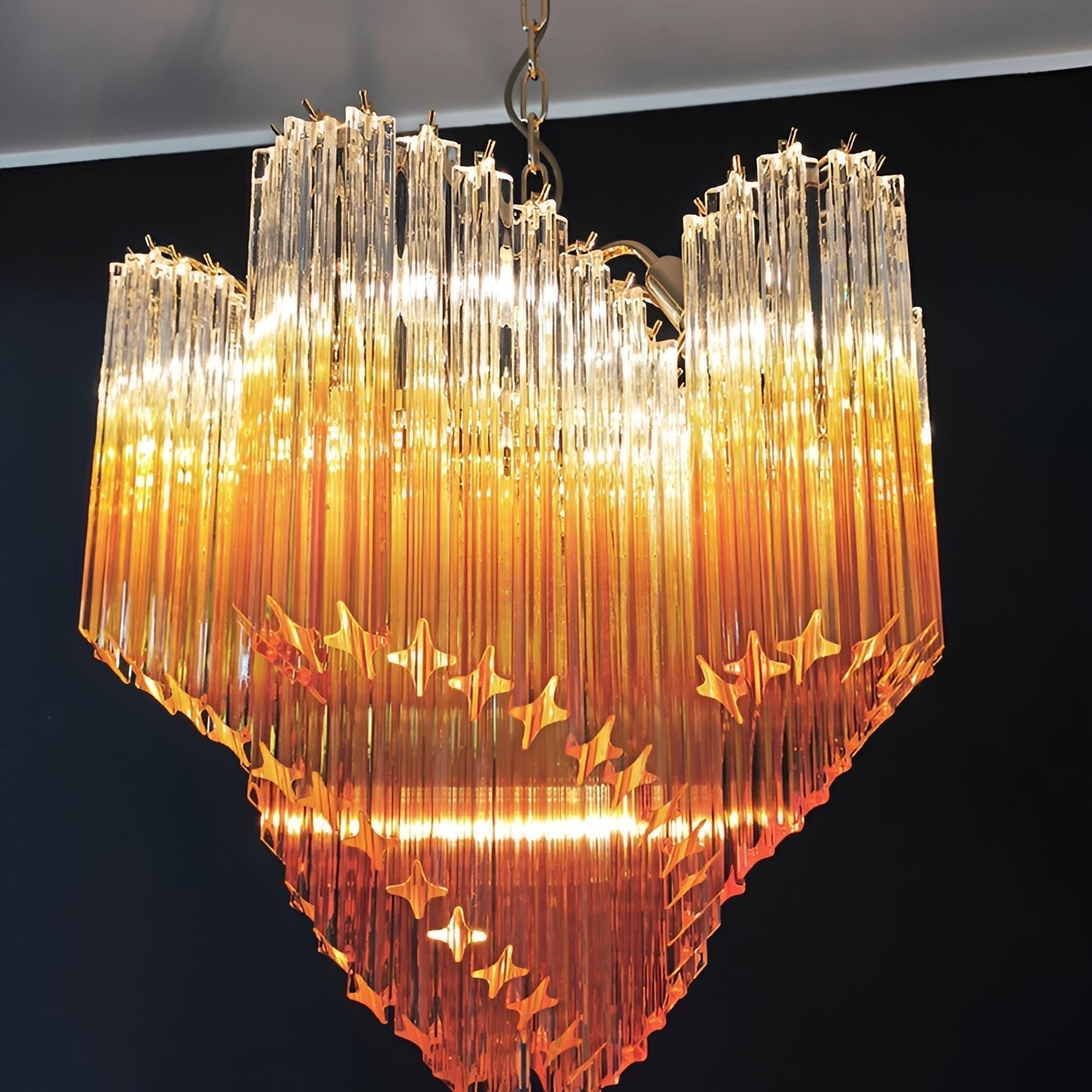 Evmararae Gradient Glass Chandelier - Letslighting