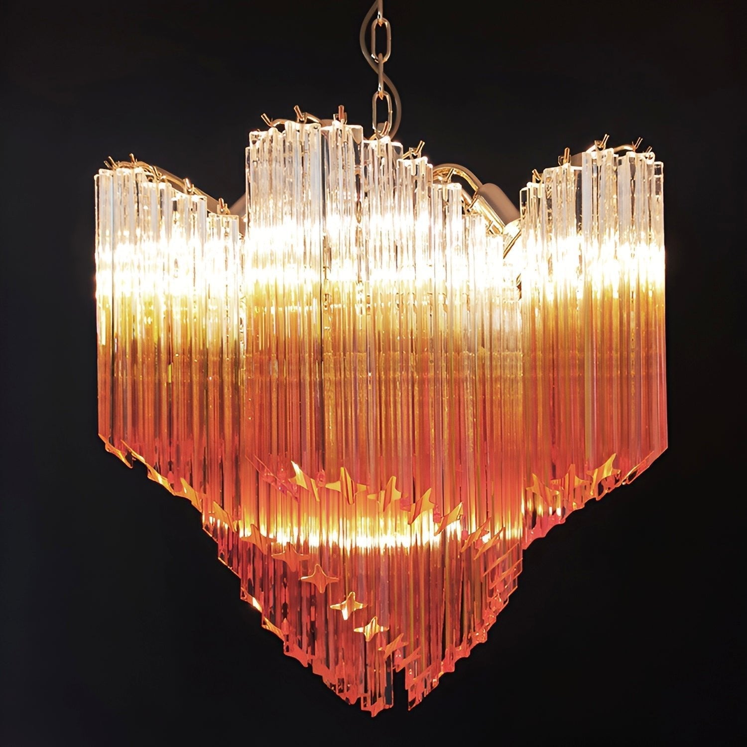 Evmararae Gradient Glass Chandelier - Letslighting
