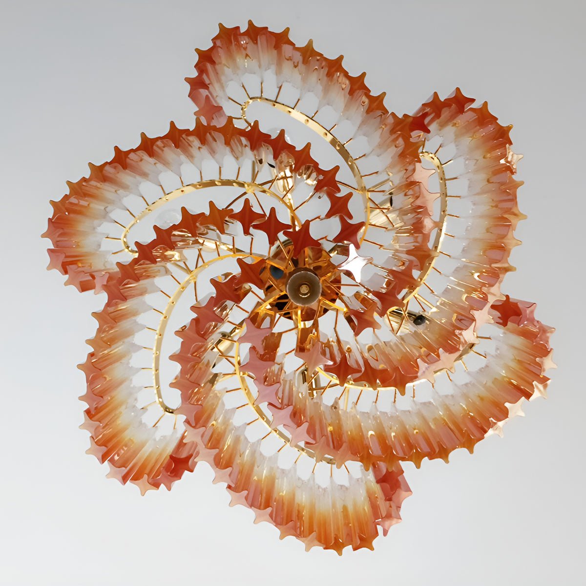 Evmararae Gradient Glass Chandelier - Letslighting