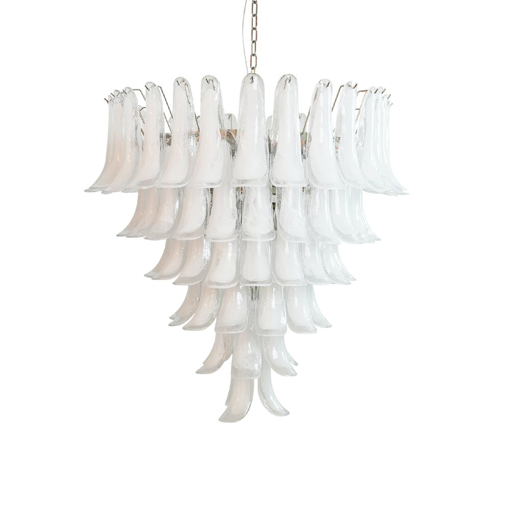 Aurora Chandelier Murano Glass Petals Vintage - Letslighting