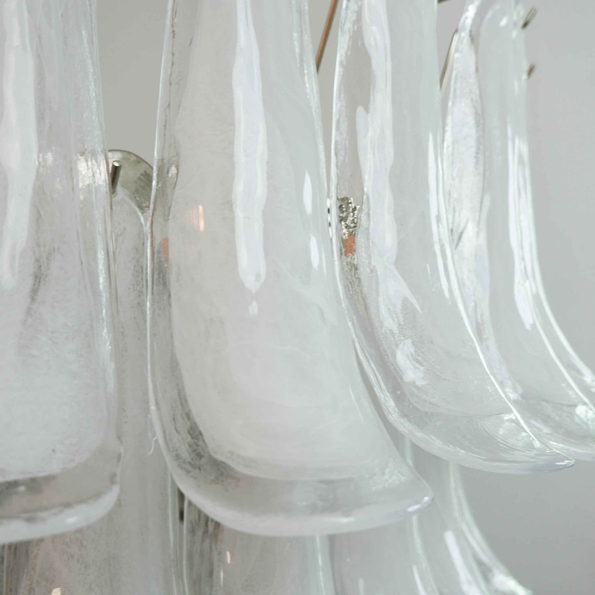 Aurora Chandelier Murano Glass Petals Vintage - Letslighting