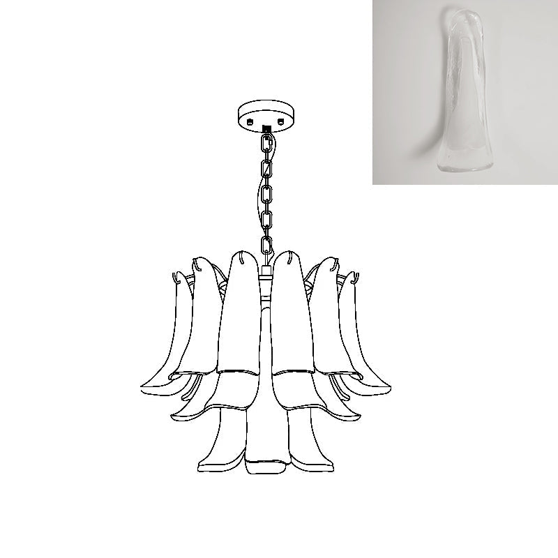 Moirai Murano Chandelier - Letslighting