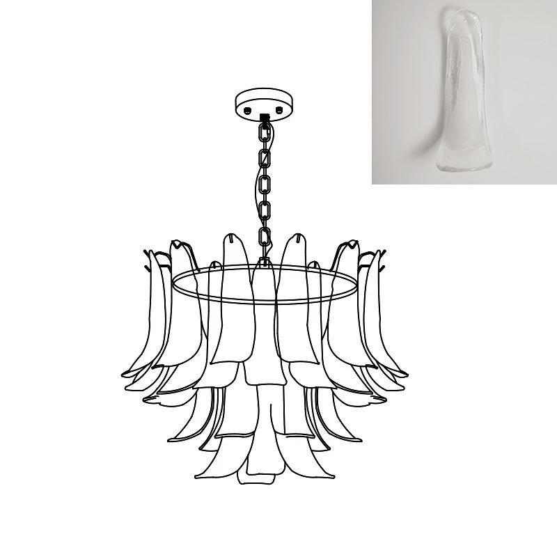 Moirai Murano Chandelier - Letslighting