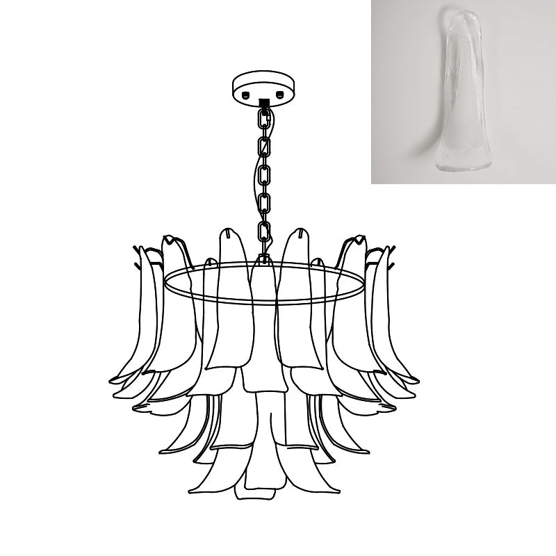 Moirai Murano Chandelier - Letslighting