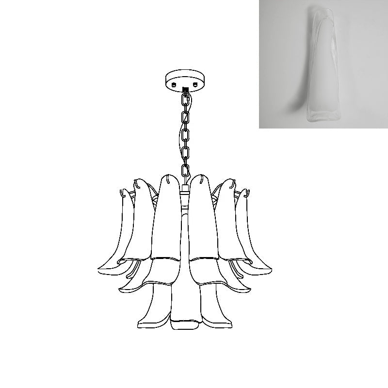 Moirai Murano Chandelier - Letslighting