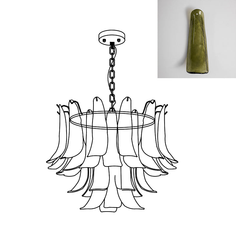 Moirai Murano Chandelier - Letslighting