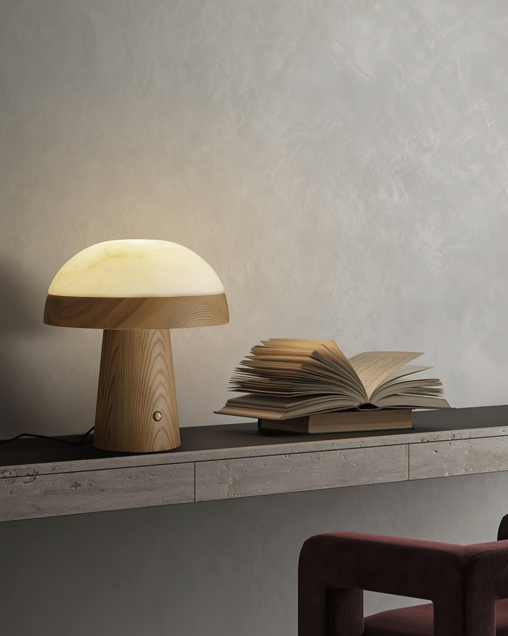 Nexore Wood Table Lamp - Letslighting