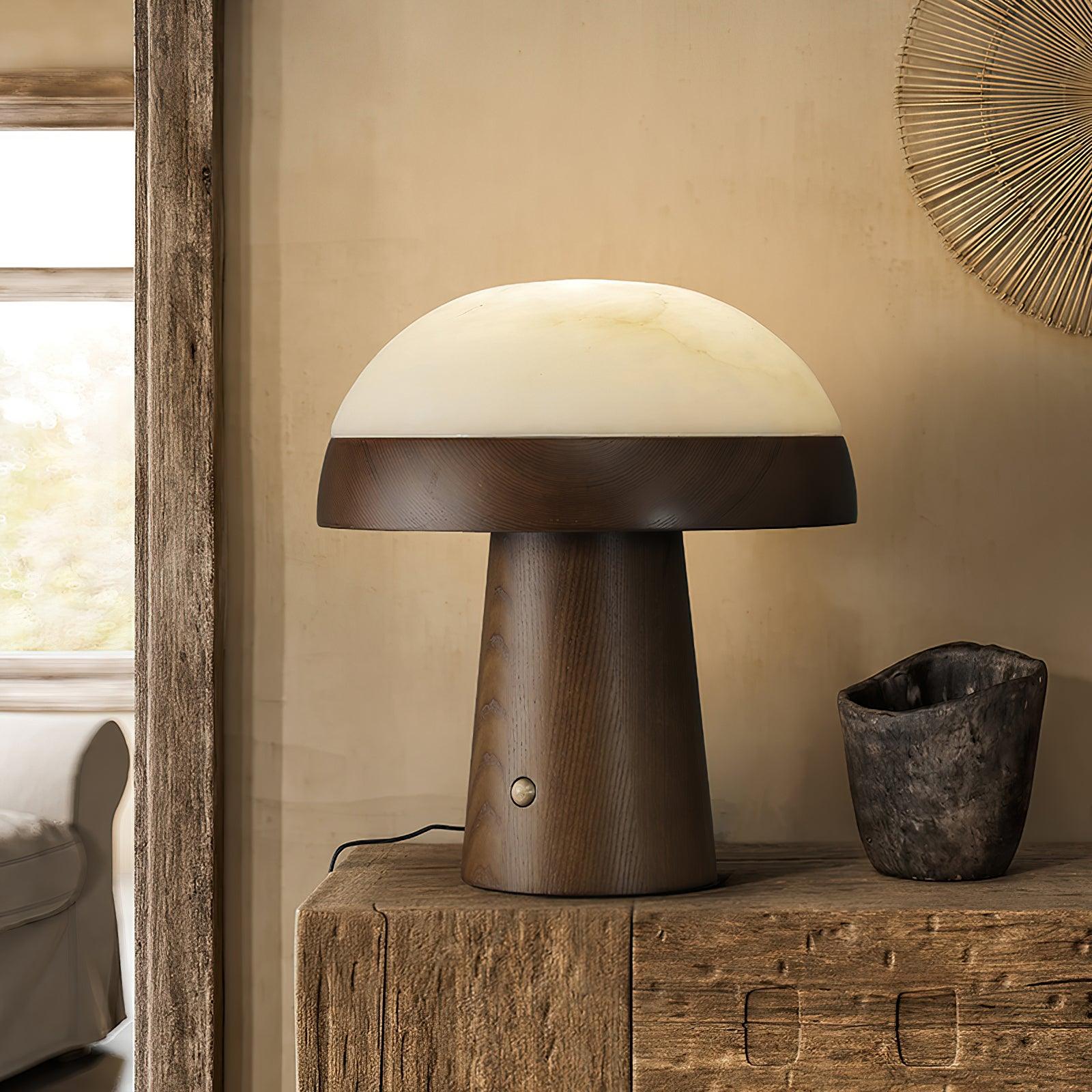 Nexore Wood Table Lamp - Letslighting
