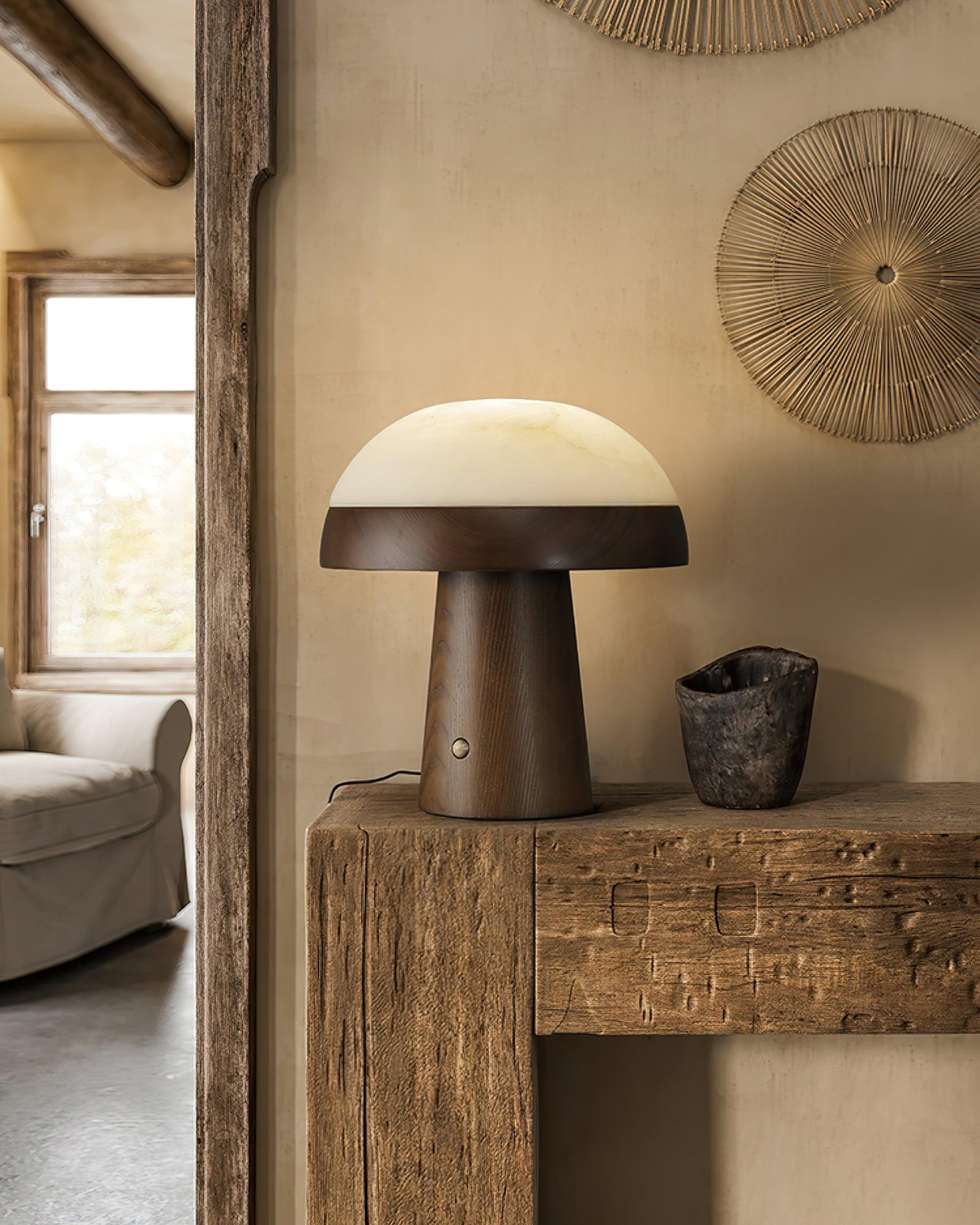 Nexore Wood Table Lamp - Letslighting