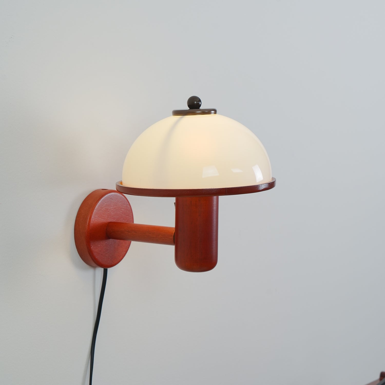 Lustra Wall Lamp Mushroom Wood Oak - Letslighting