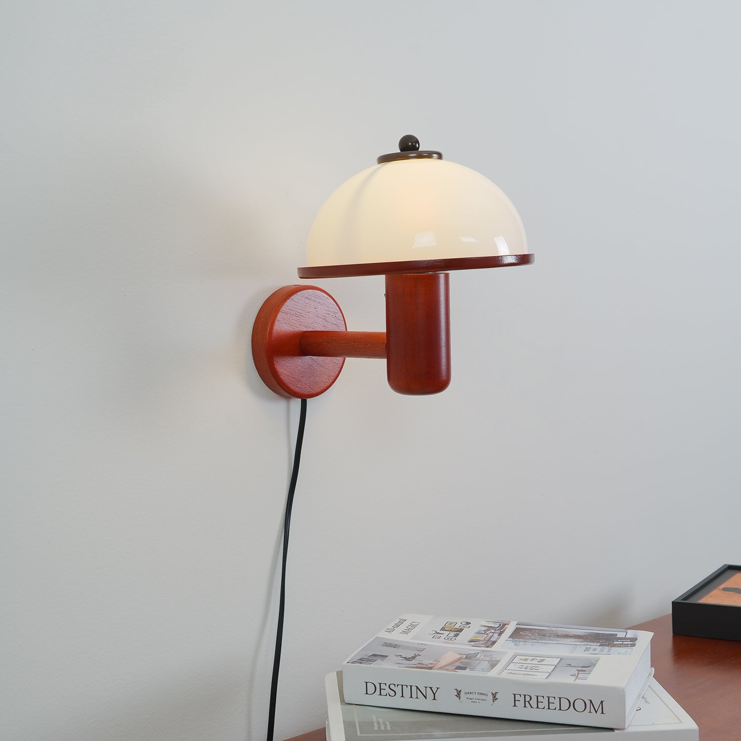 Lustra Wall Lamp Mushroom Wood - Letslighting