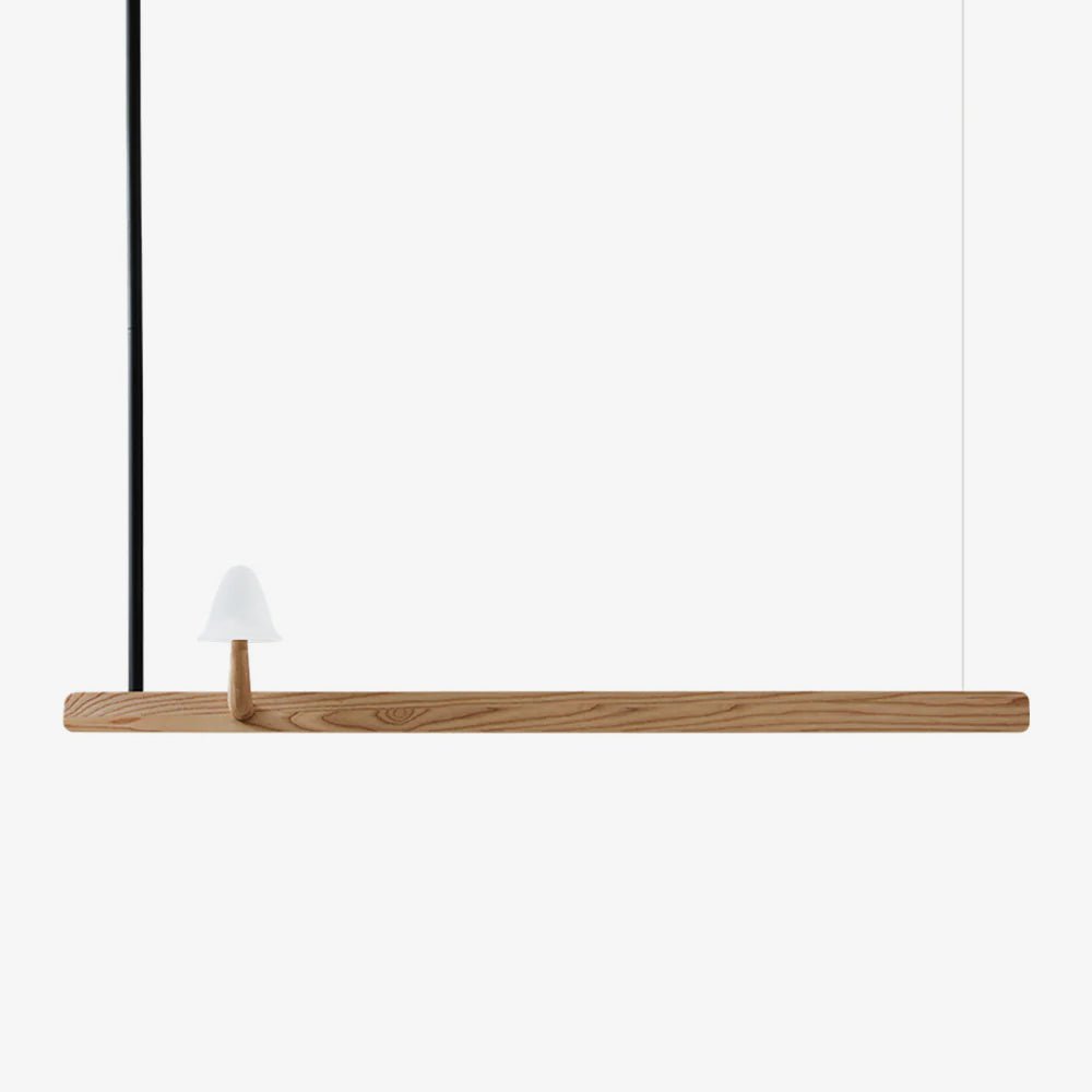Lustra Chandelier Mushroom Wooden Minimalist Modern - Letslighting