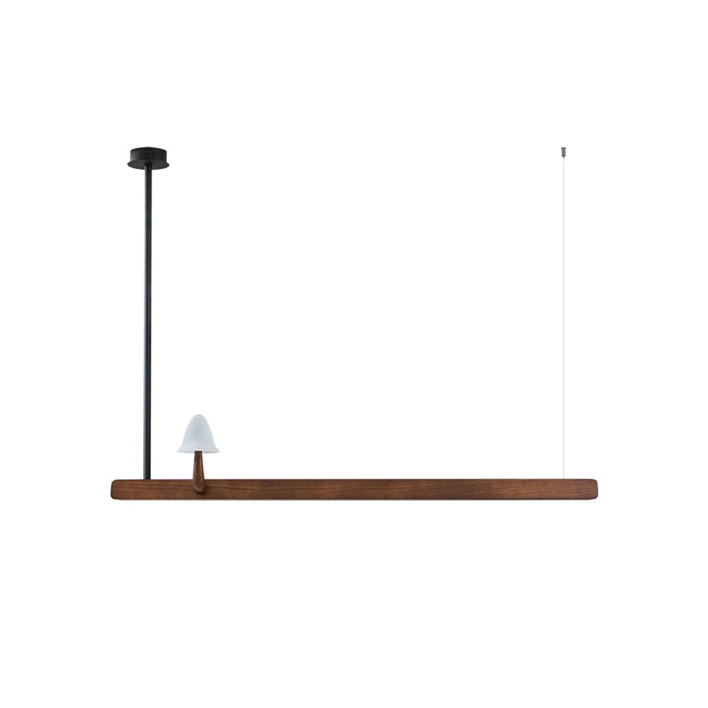 Lustra Chandelier Mushroom Wooden Minimalist Modern - Letslighting