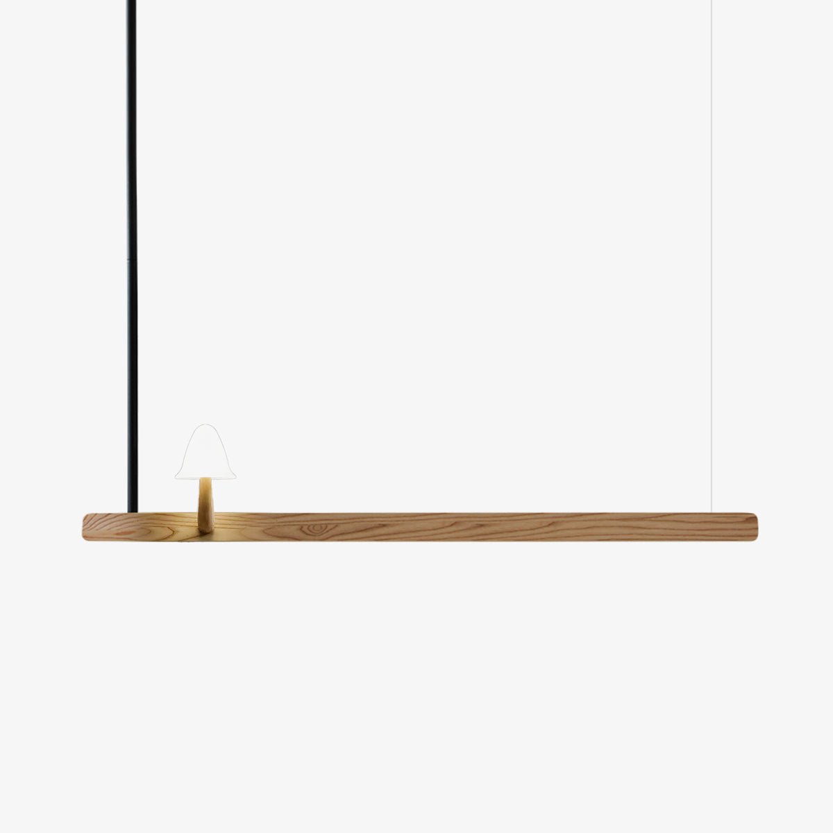 Lustra Chandelier Mushroom Wooden Minimalist Modern - Letslighting
