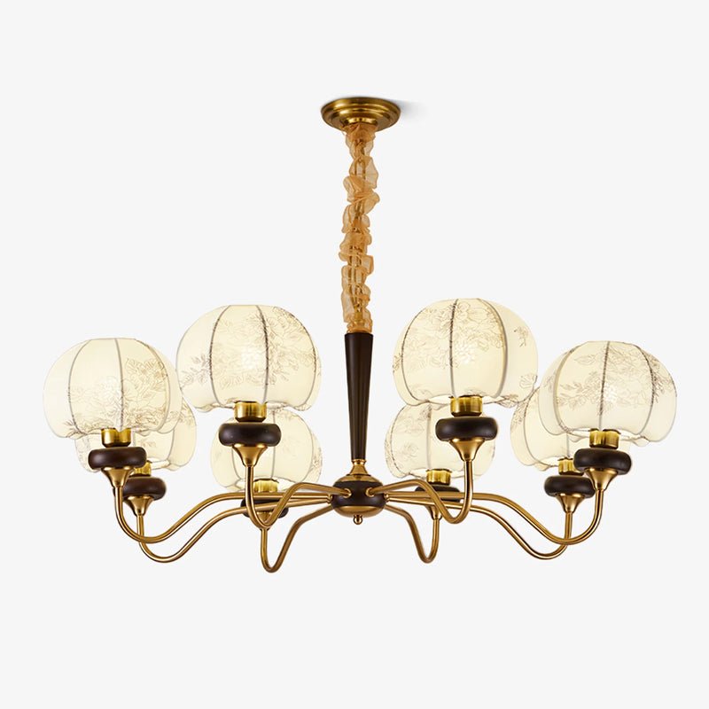 Orchid Vintage Fabric Chandelier - Letslighting