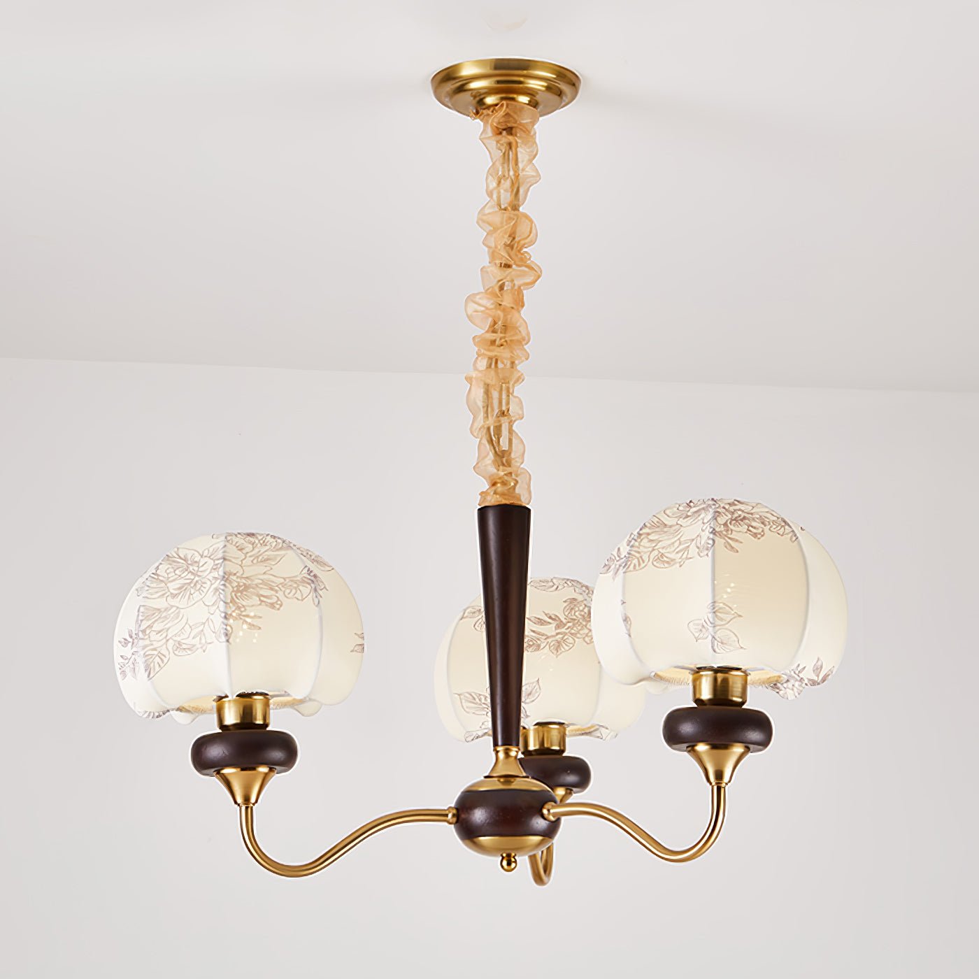 Orchid Vintage Fabric Chandelier - Letslighting