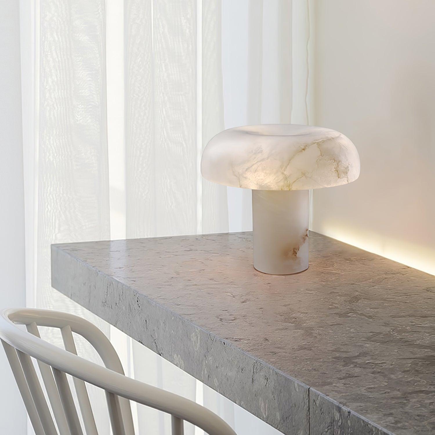 Ivvinos Tentacle Alabaster Table Lamp - Letslighting