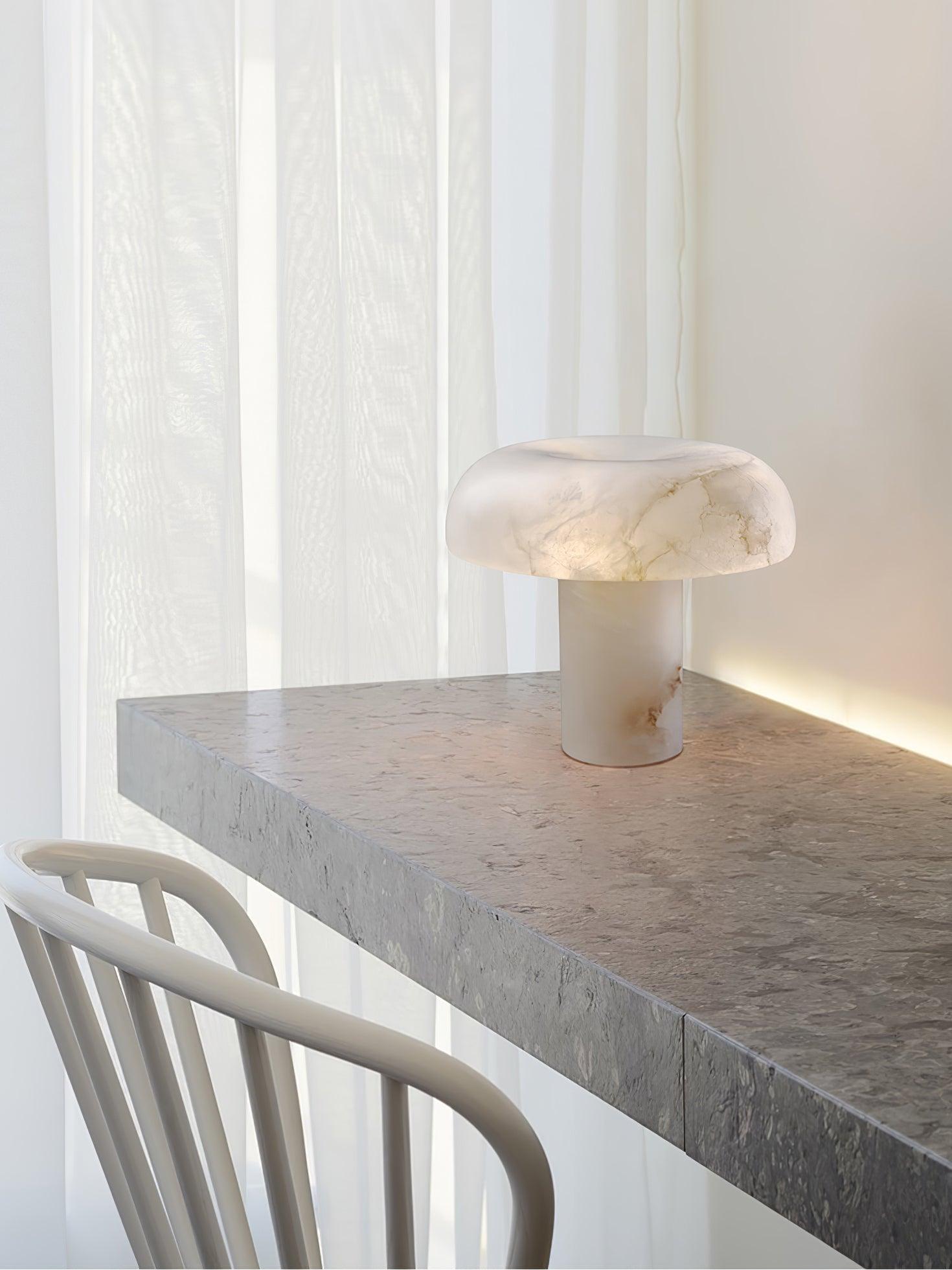 Ivvinos Tentacle Alabaster Table Lamp - Letslighting