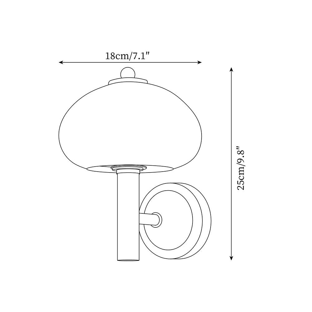 Mushroom Wall Lamp - Letslighting