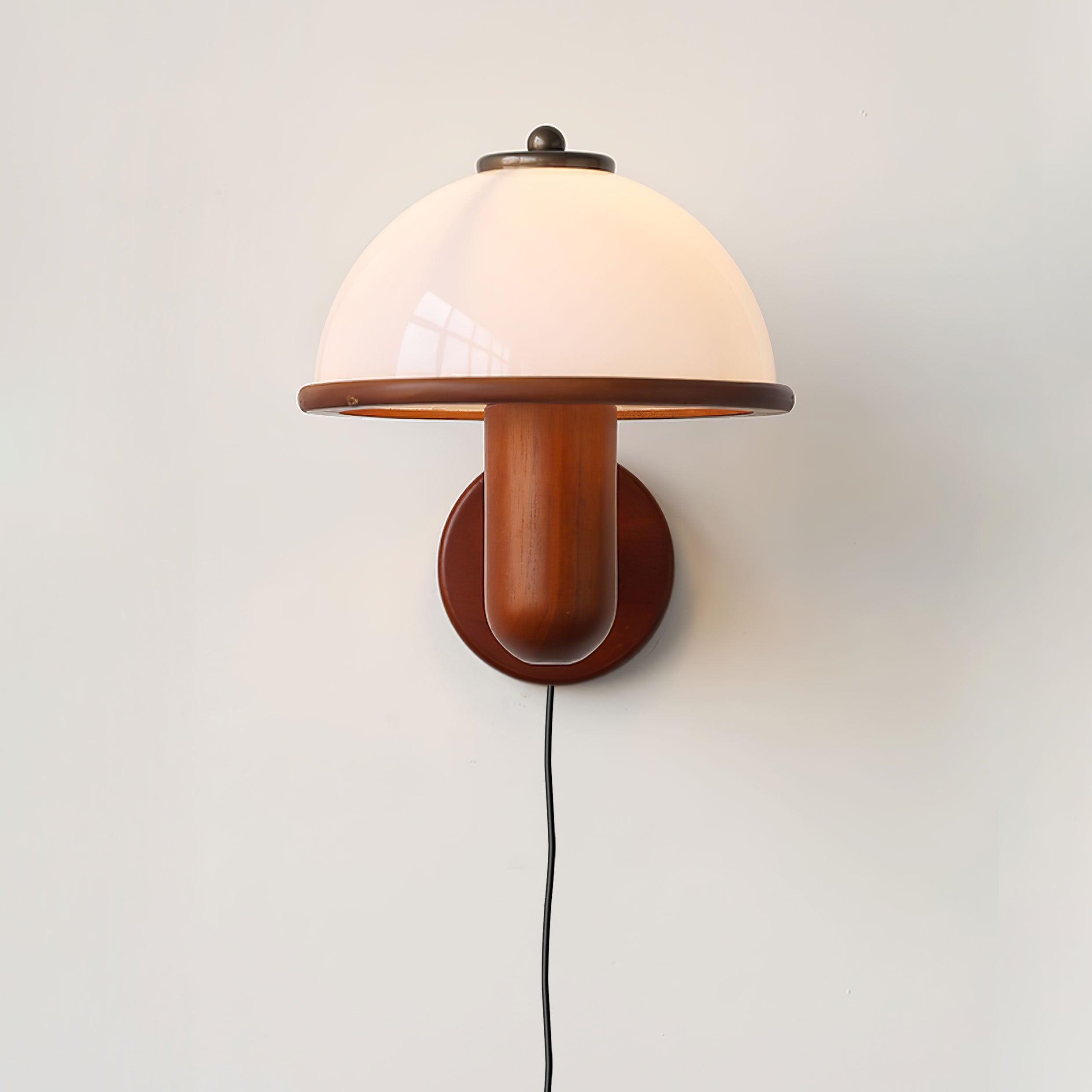 Lustra Wall Lamp Mushroom Wood Oak - Letslighting