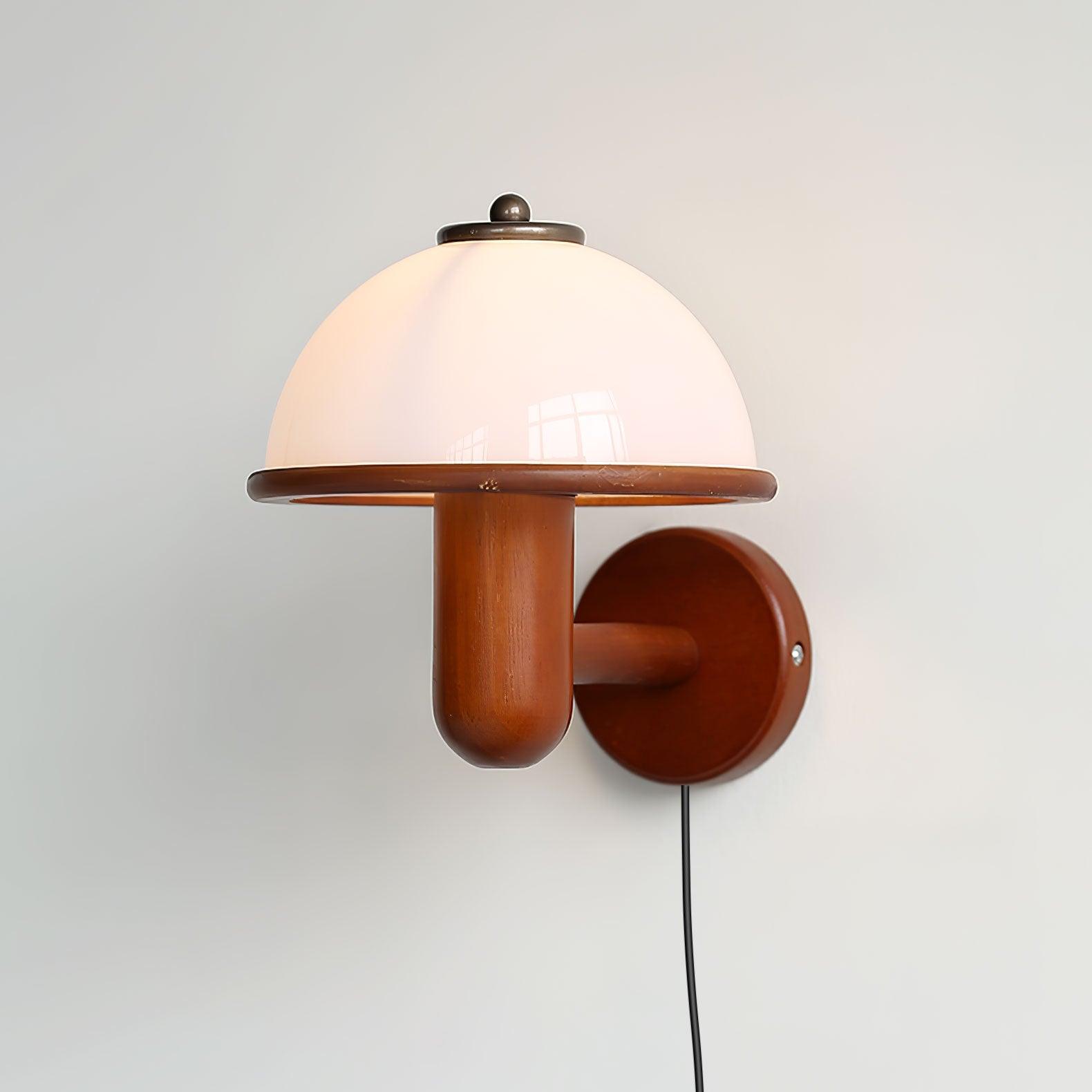 Lustra Wall Lamp Mushroom Wood Oak - Letslighting