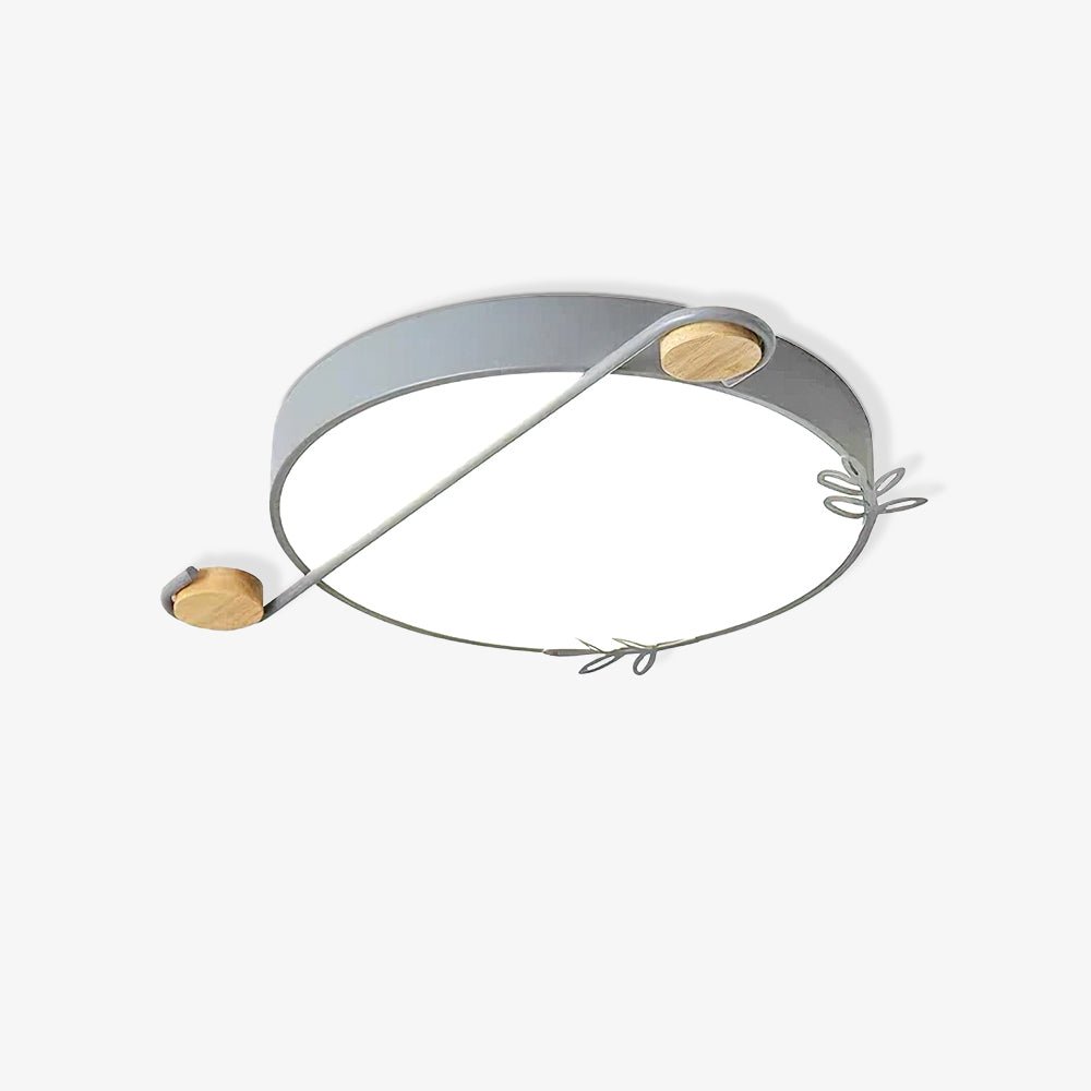 Evzorira Musical Note Art Round Ceiling Lamp - Letslighting