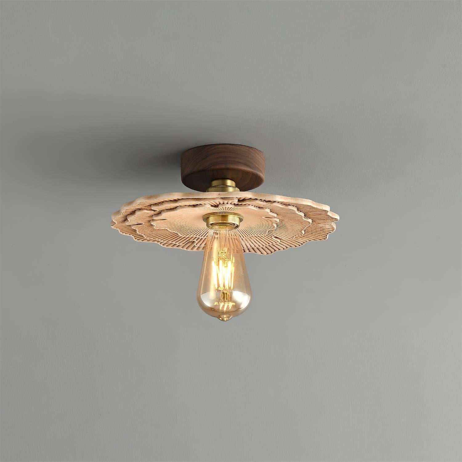 Myco Sculptural Mushroom Ceiling Light - Letslighting