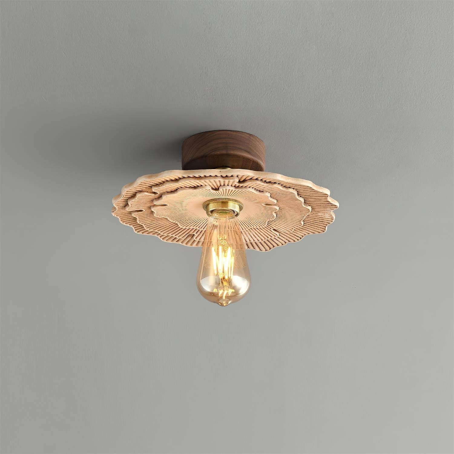 Myco Sculptural Mushroom Ceiling Light - Letslighting