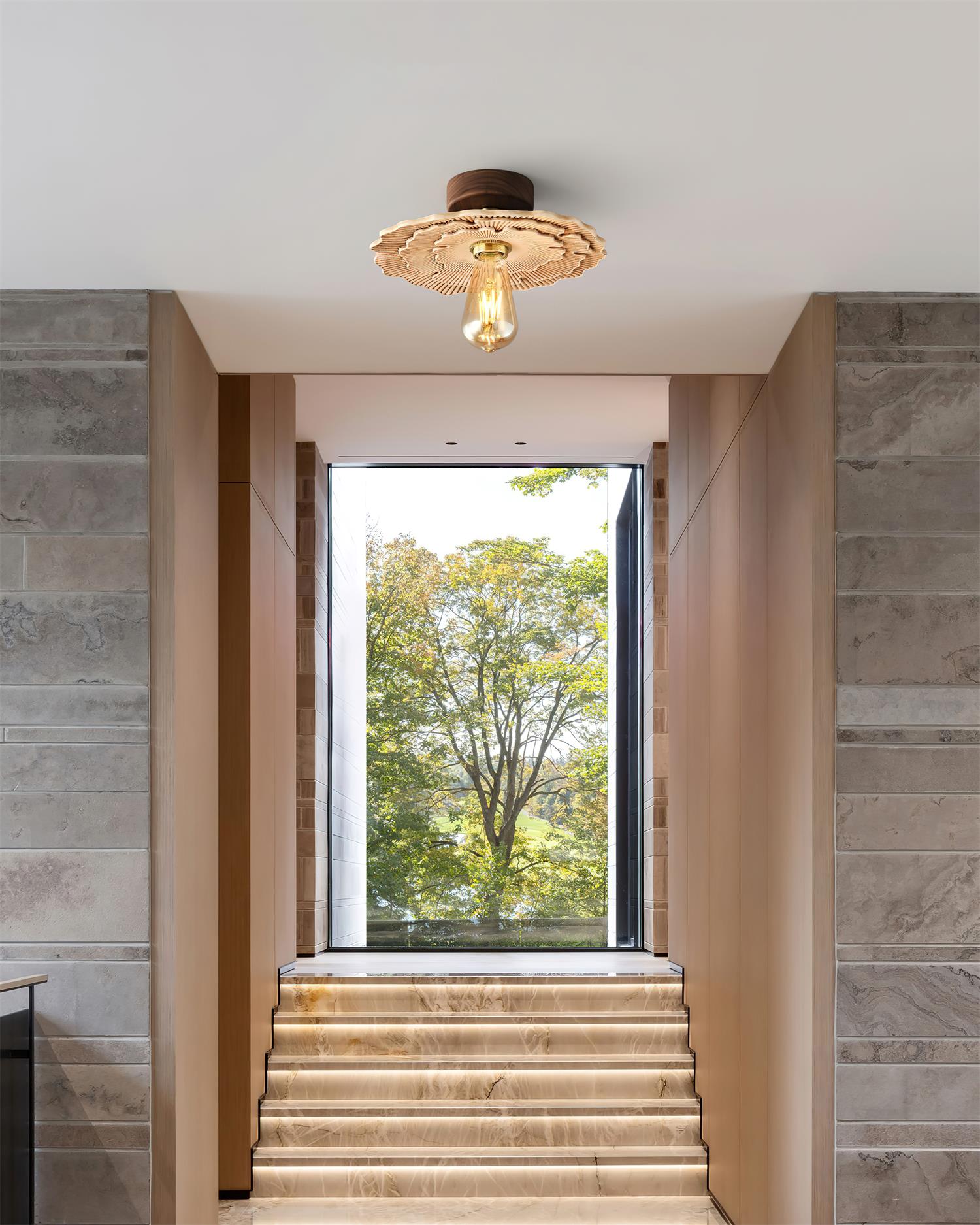 Myco Sculptural Mushroom Ceiling Light - Letslighting