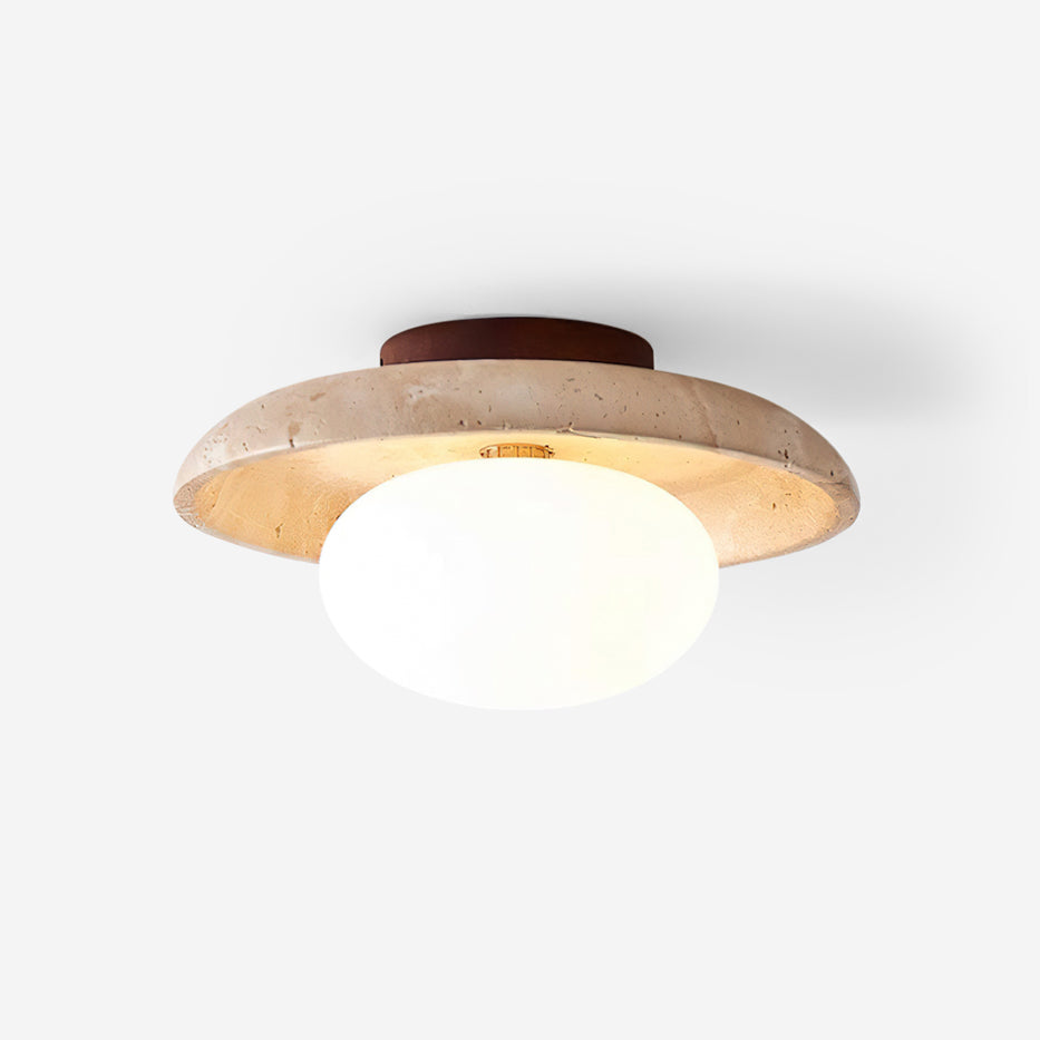 Mylie Travertine Ceiling Light
