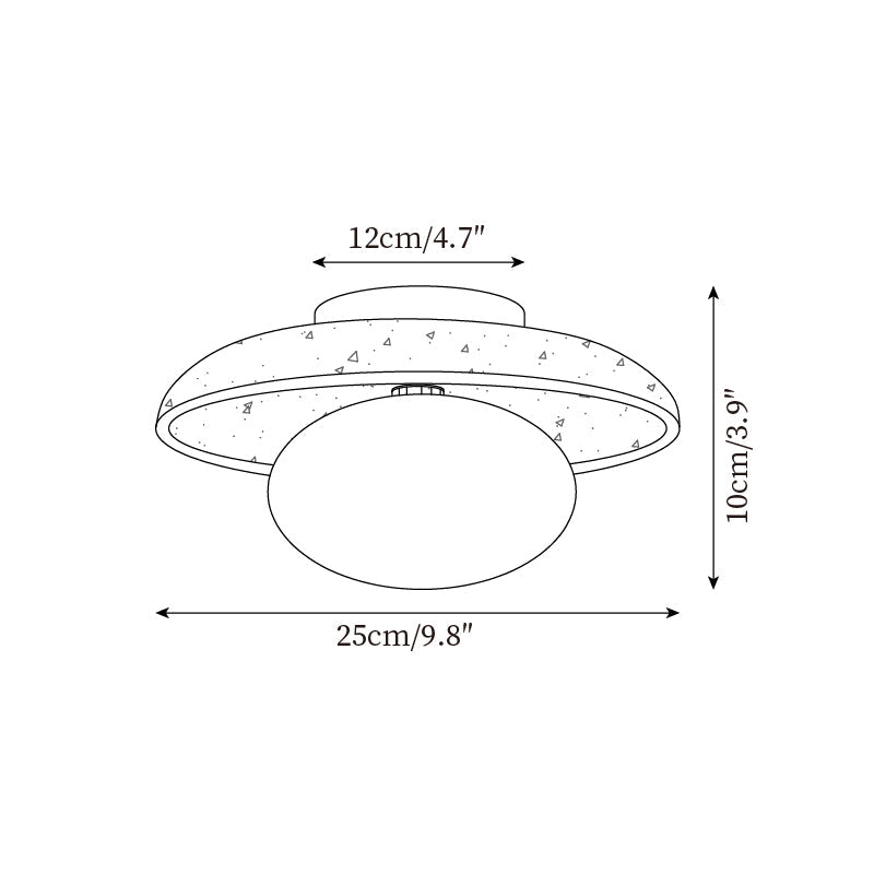 Mylie Travertine Ceiling Light - Letslighting